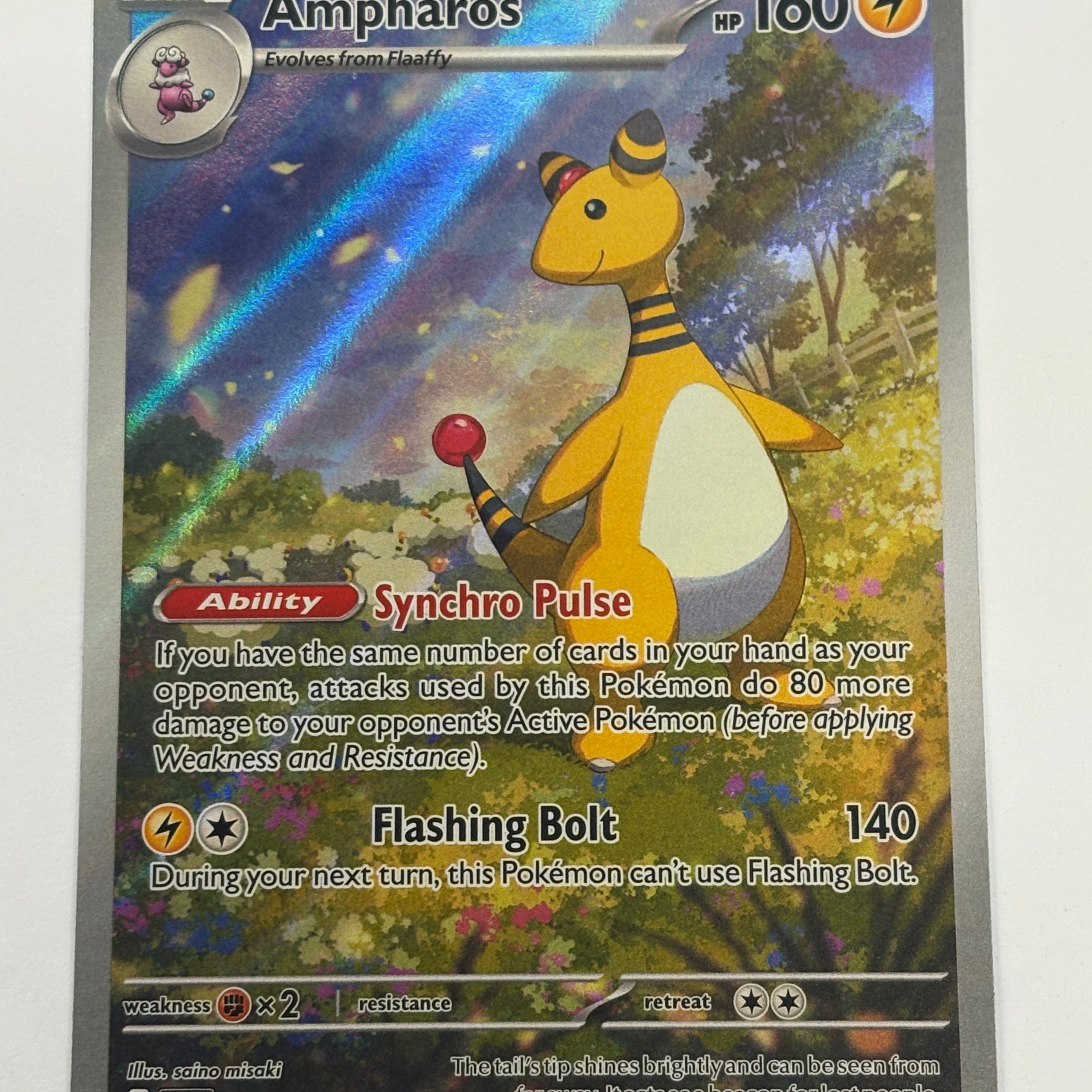 Pokémon TCG - Chaos Rising Ampharos 090/086 NM