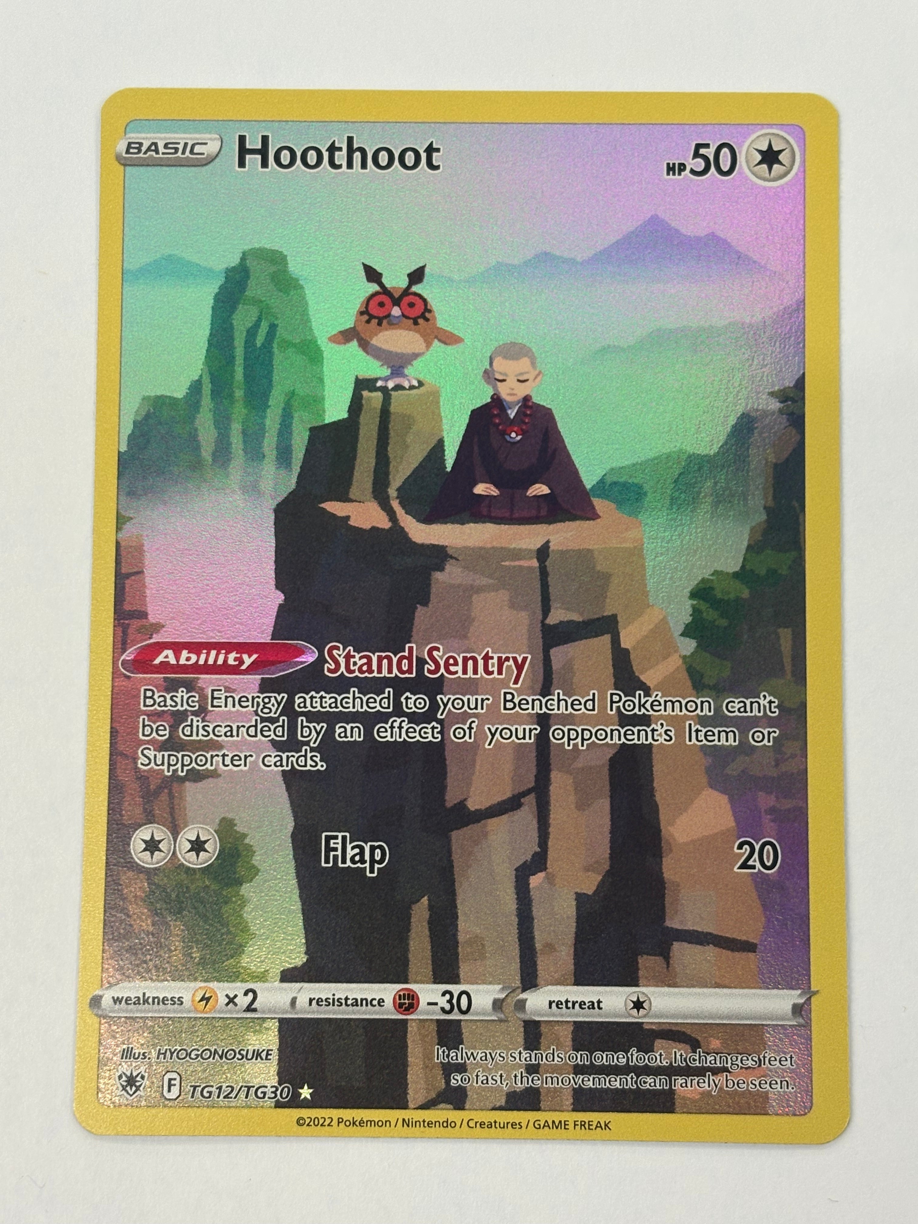 Pokémon TCG - Brilliant Stars Hoothoot TG12/TG30 NM