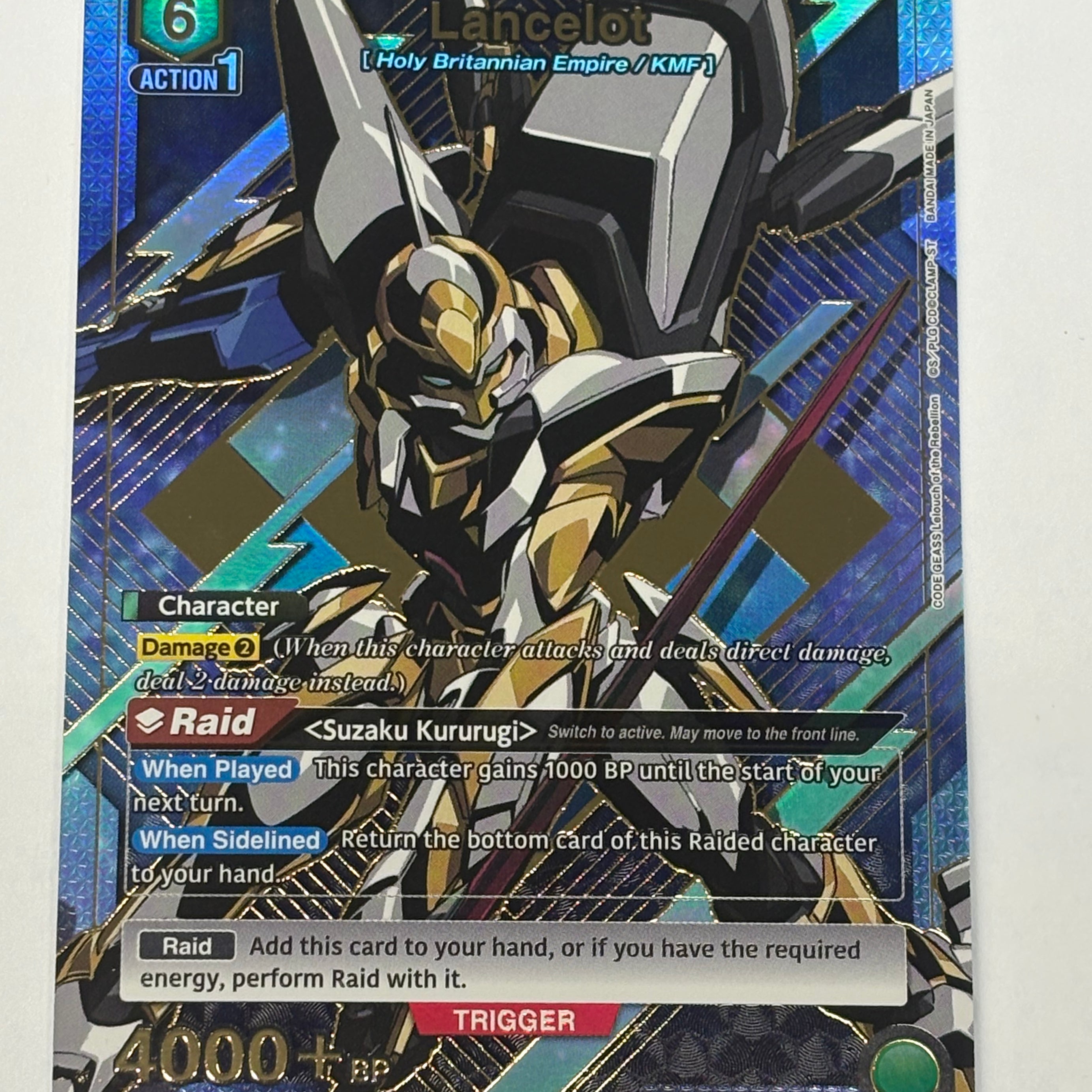 Union Arena TCG: CODE GEASS: Lelouch of the Rebellion UE04BT Lancelot CGH-1-059 NM (R*)