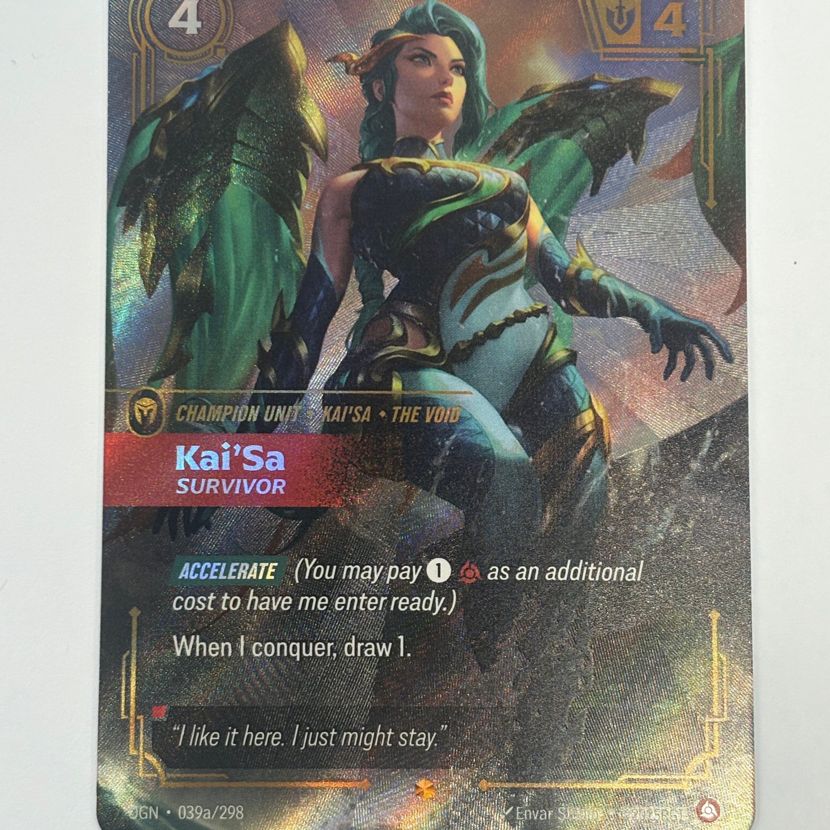 Riftbound TCG - Origins Kai’Sa (Survivor) 039a/298 NM