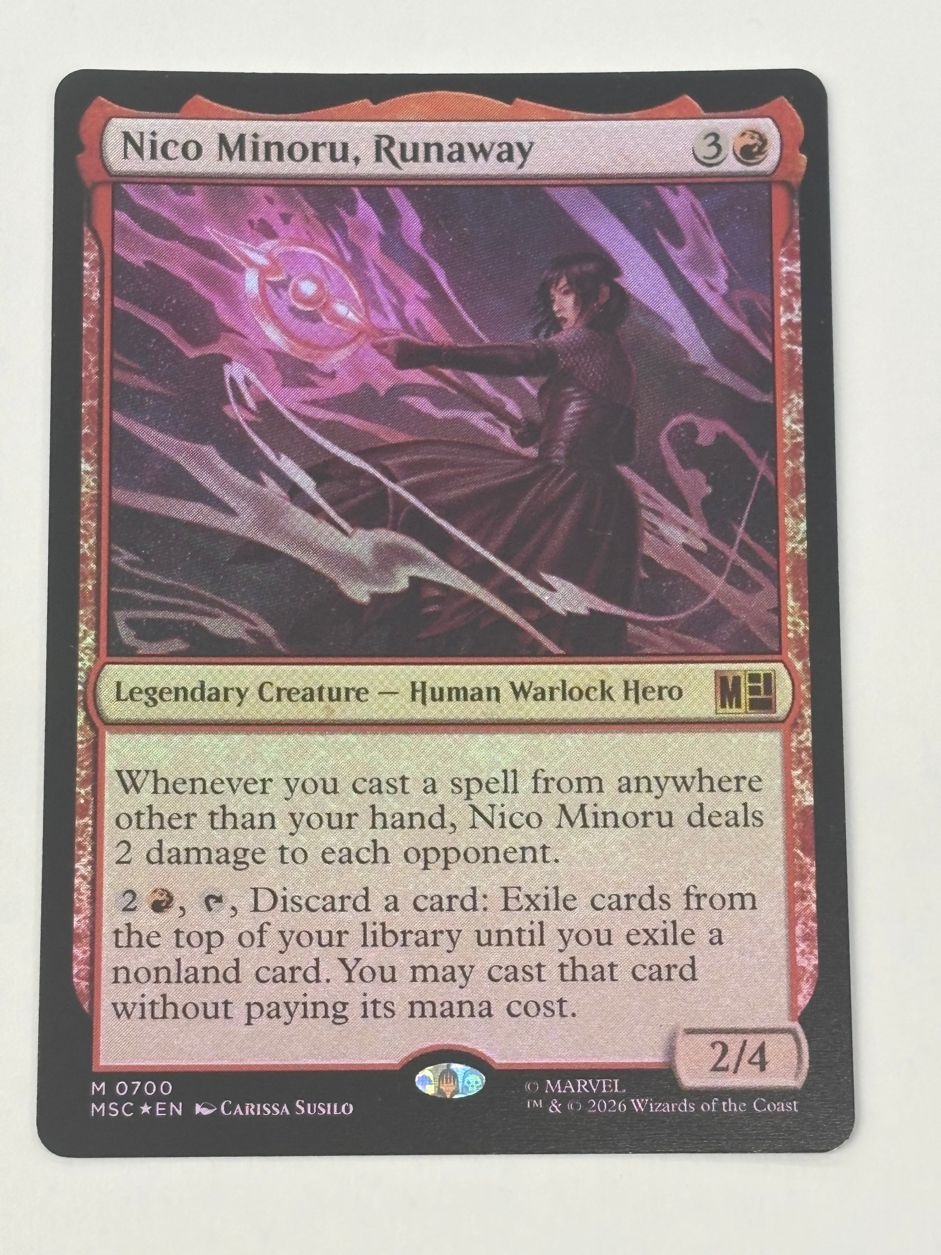 Magic The Gathering TCG - Marvel Super Heroes: Commander Nico Minoru, Runaway 700 Foil NM