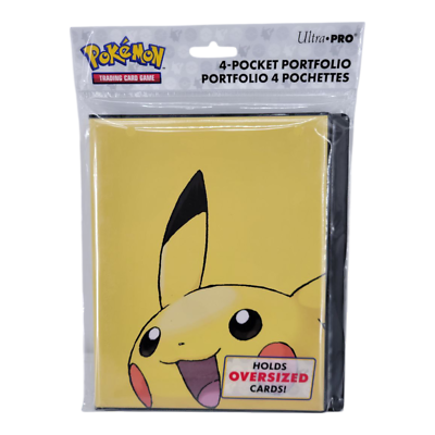 Pokémon TCG - Ultra Pro Pikachu 4-Pocket Portfolio