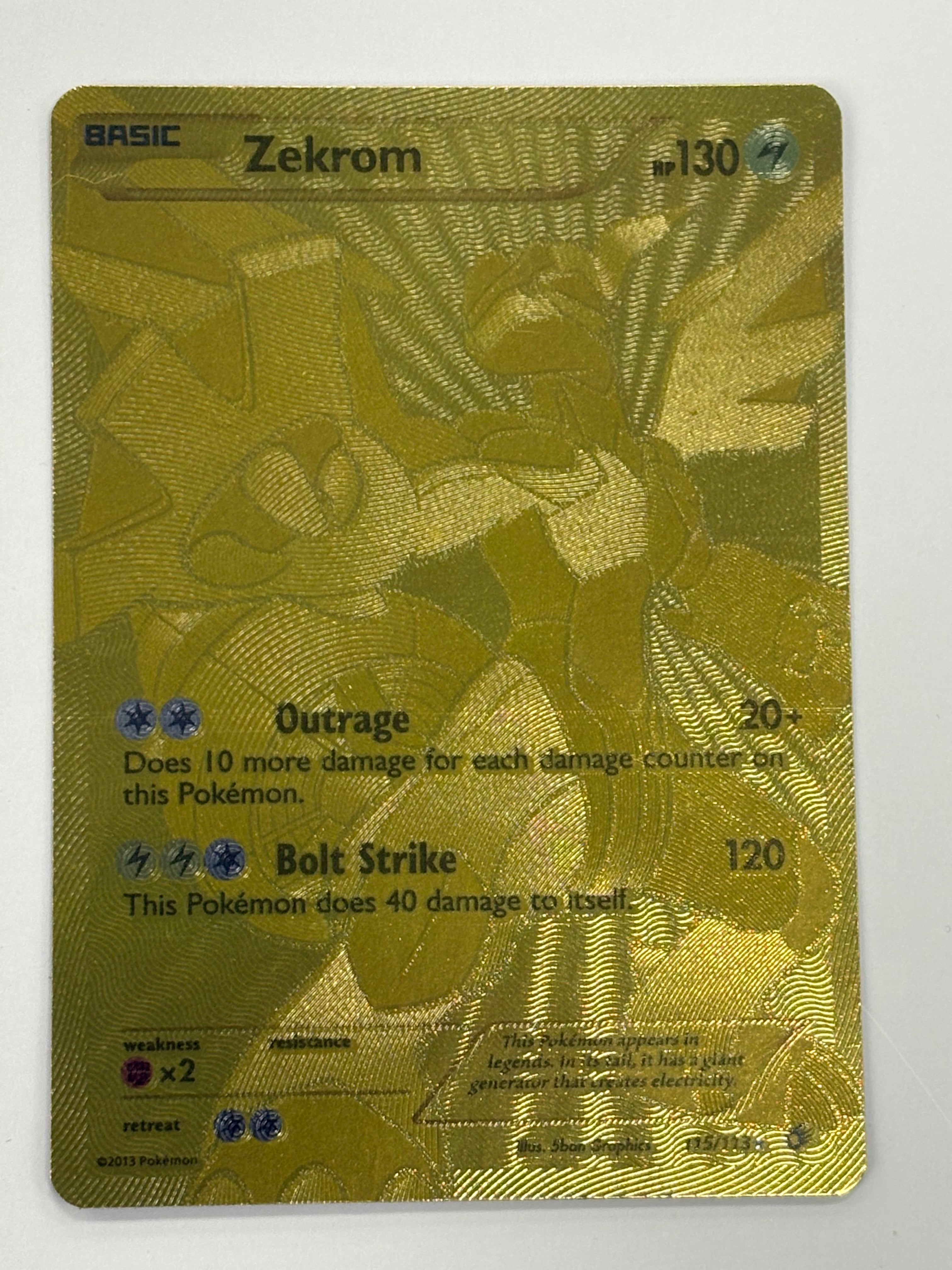 Pokémon TCG - Legendary Treasures Zekrom 115/113 LP