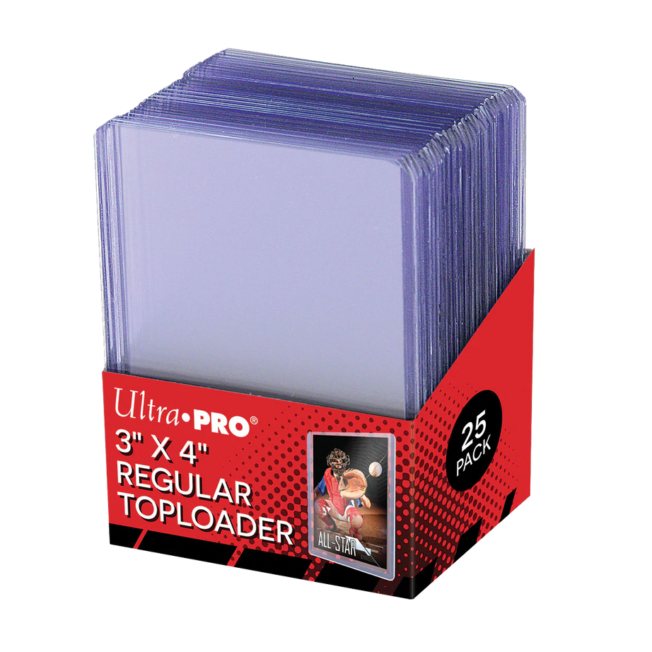 Ultra Pro 3” x 4” Regular Toploaders 25 Count