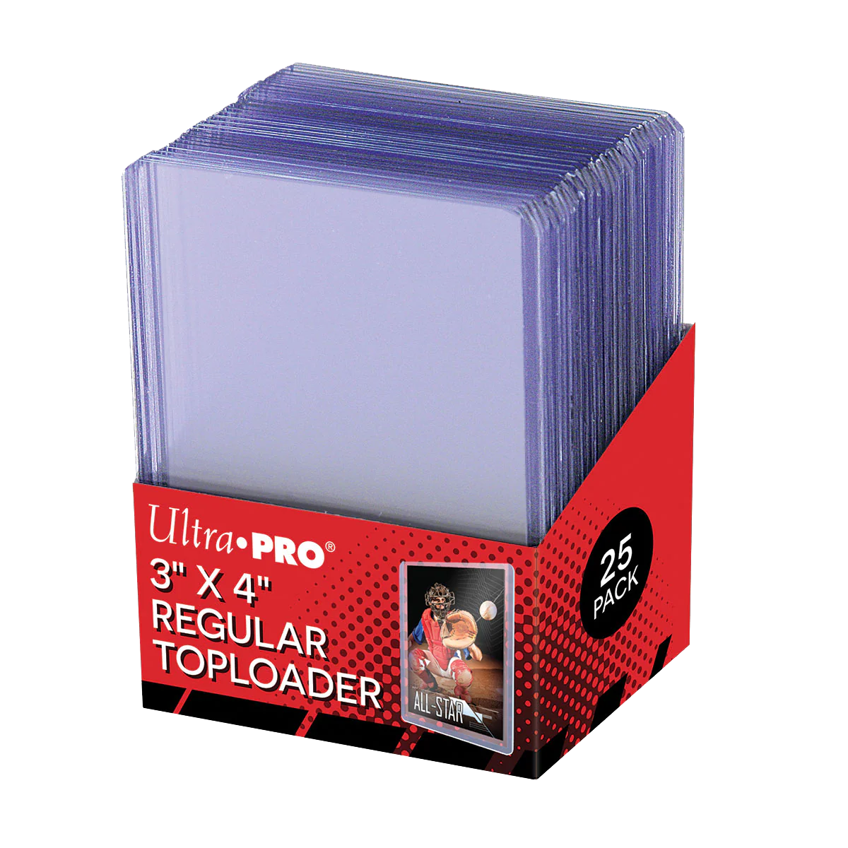 Ultra Pro 3” x 4” Regular Toploaders 25 Count