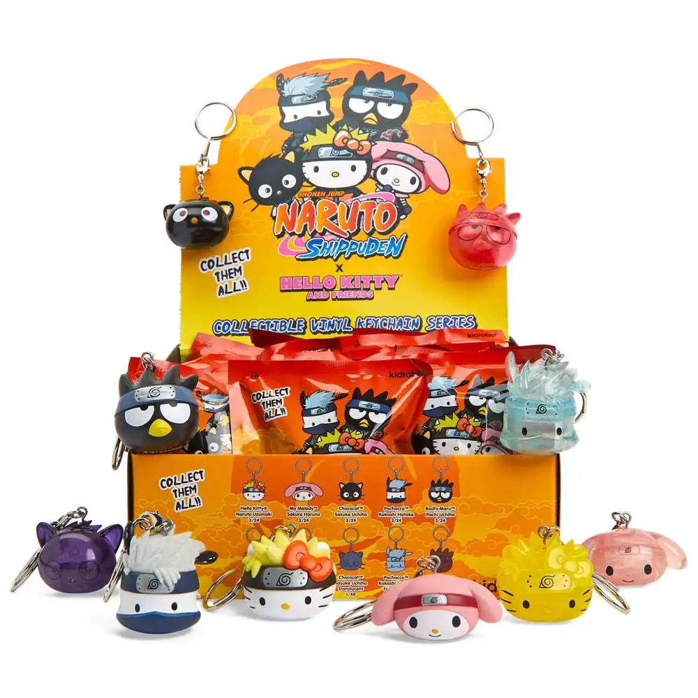 Shonen Jump Naruto Shippuden x Hello Kitty and Friends Collectible Vinyl Keychain Series Blind Bag