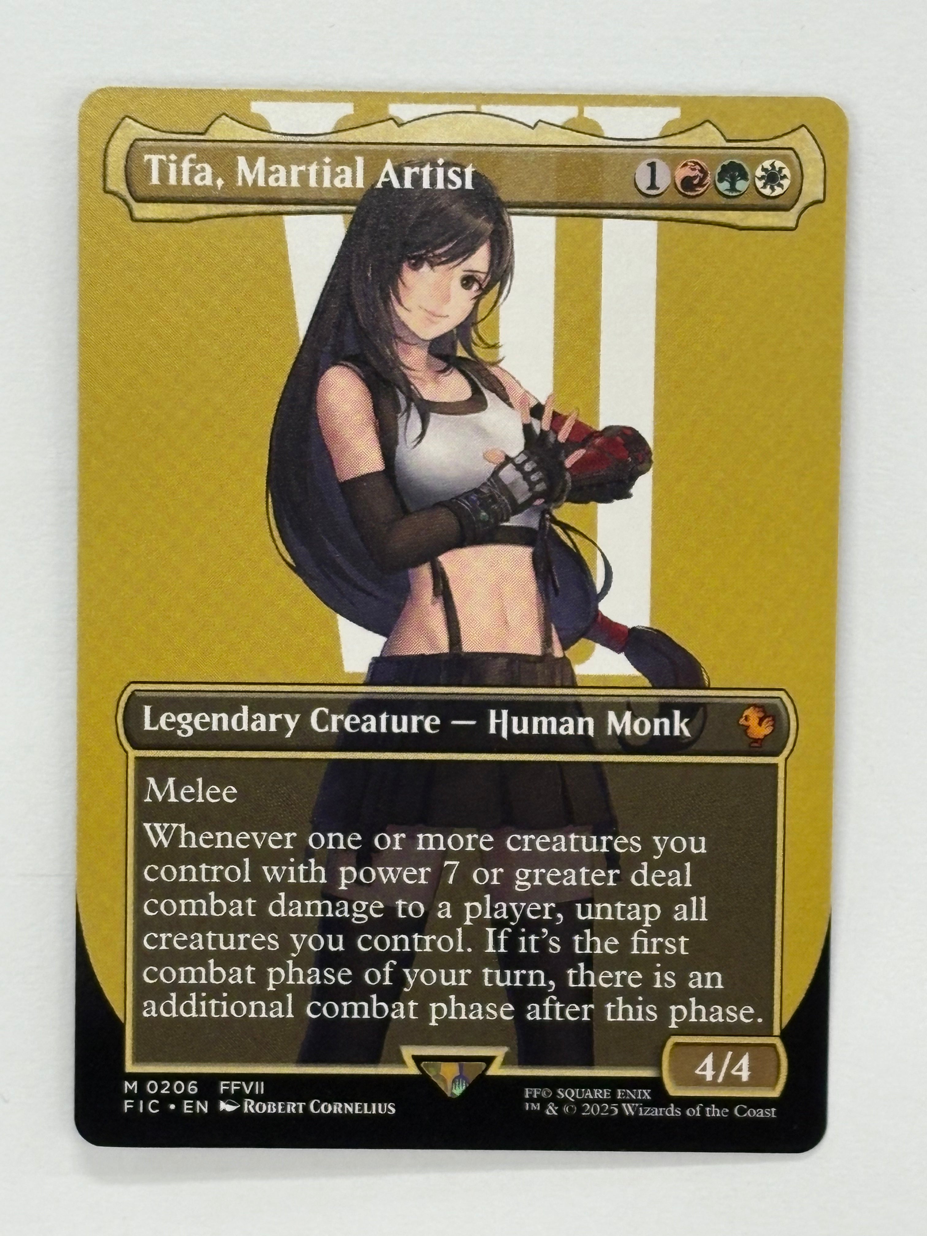Magic The Gathering TCG - Commander: Final Fantasy Tifa, Martial Artist 206 NM