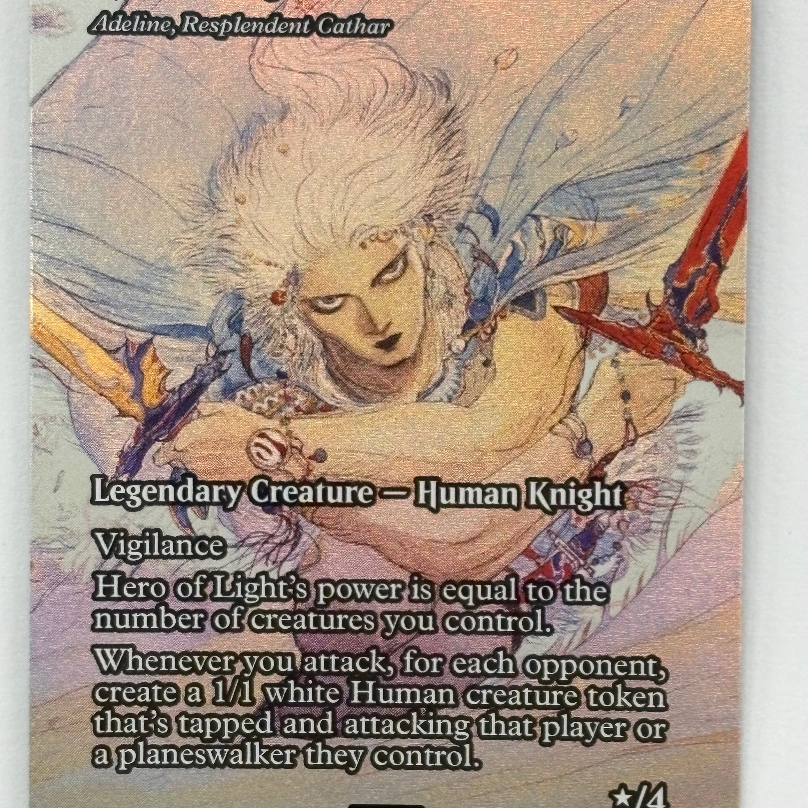 Magic The Gathering TCG - Final Fantasy Adeline, Resplendent Cathar 01 Foil NM