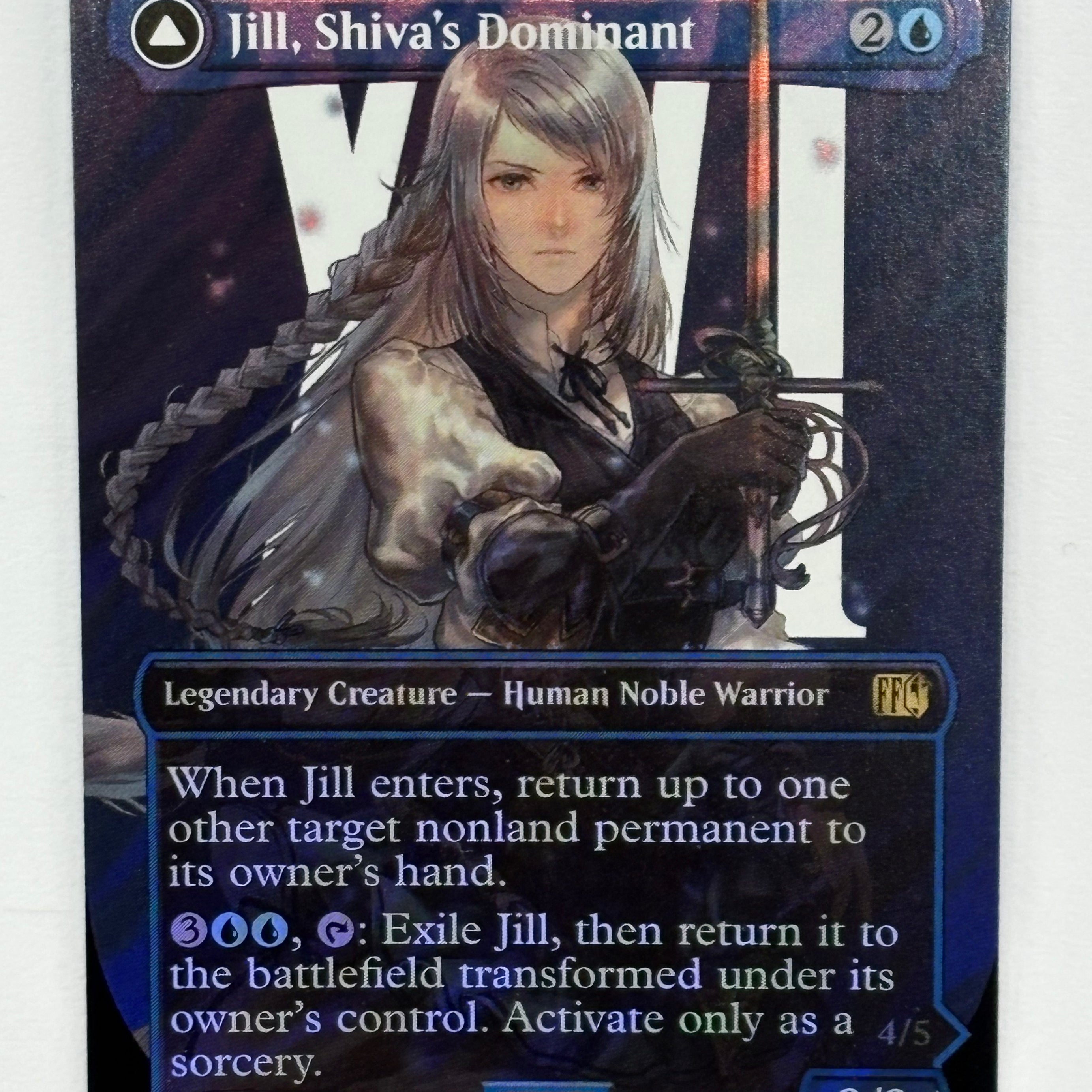 Magic The Gathering TCG - Final Fantasy Jill, Shiva’s Dominant (Borderless) 523 Surge Foil NM