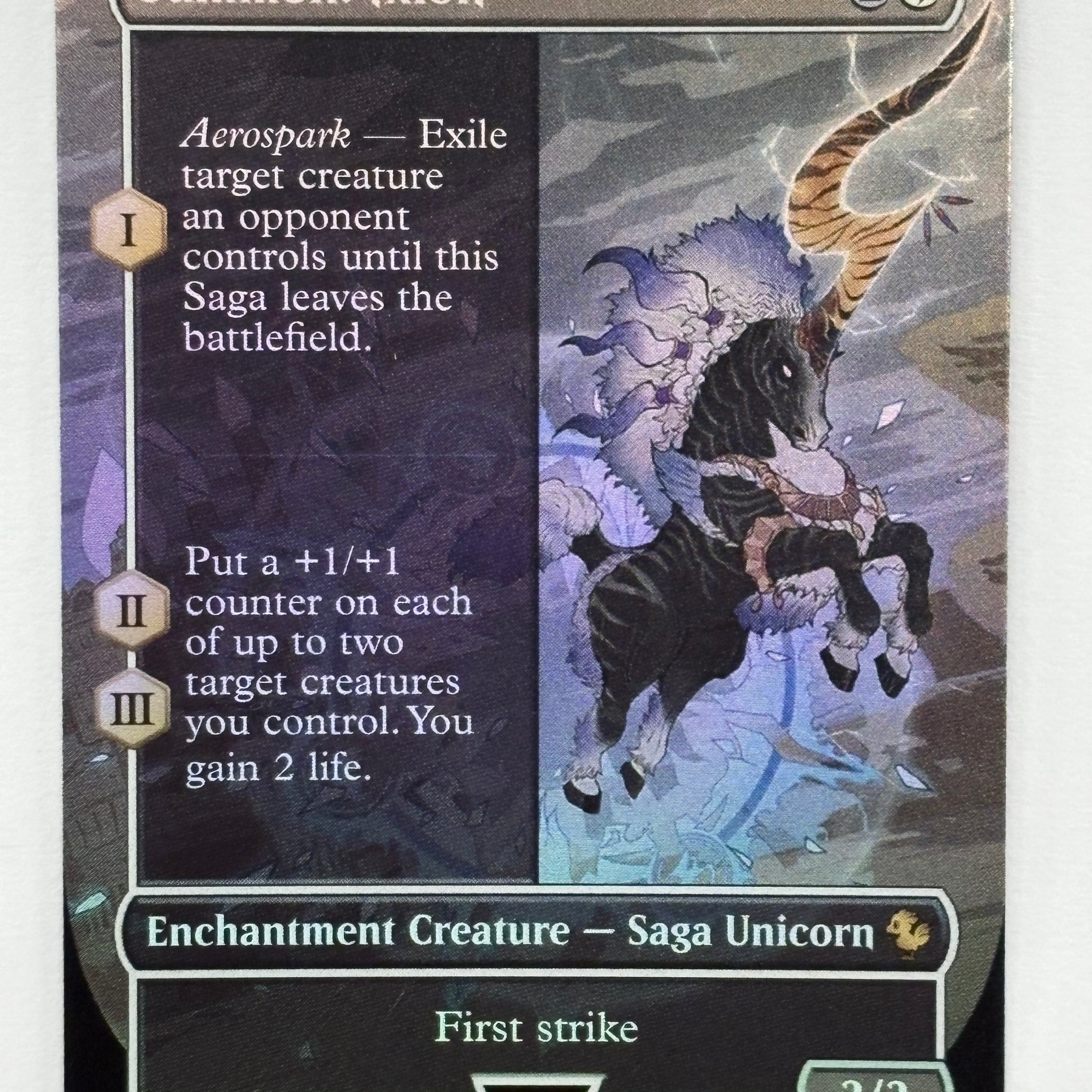 Magic The Gathering TCG - Commander: Final Fantasy Summon: Ixion (Borderless) 195 Foil NM