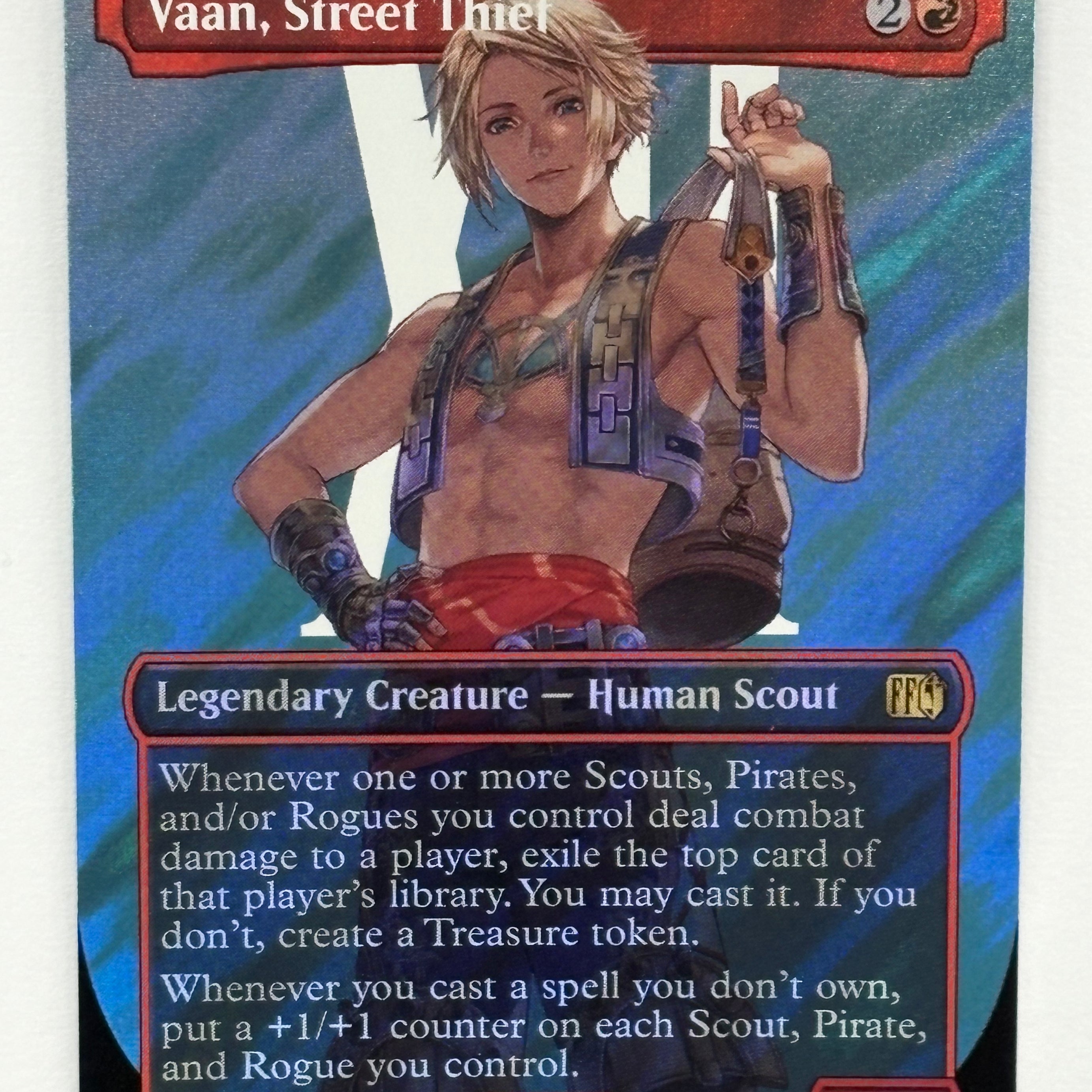 Magic The Gathering TCG - Final Fantasy Vaam, Street Thief (Borderless) 535 Surge Foil NM