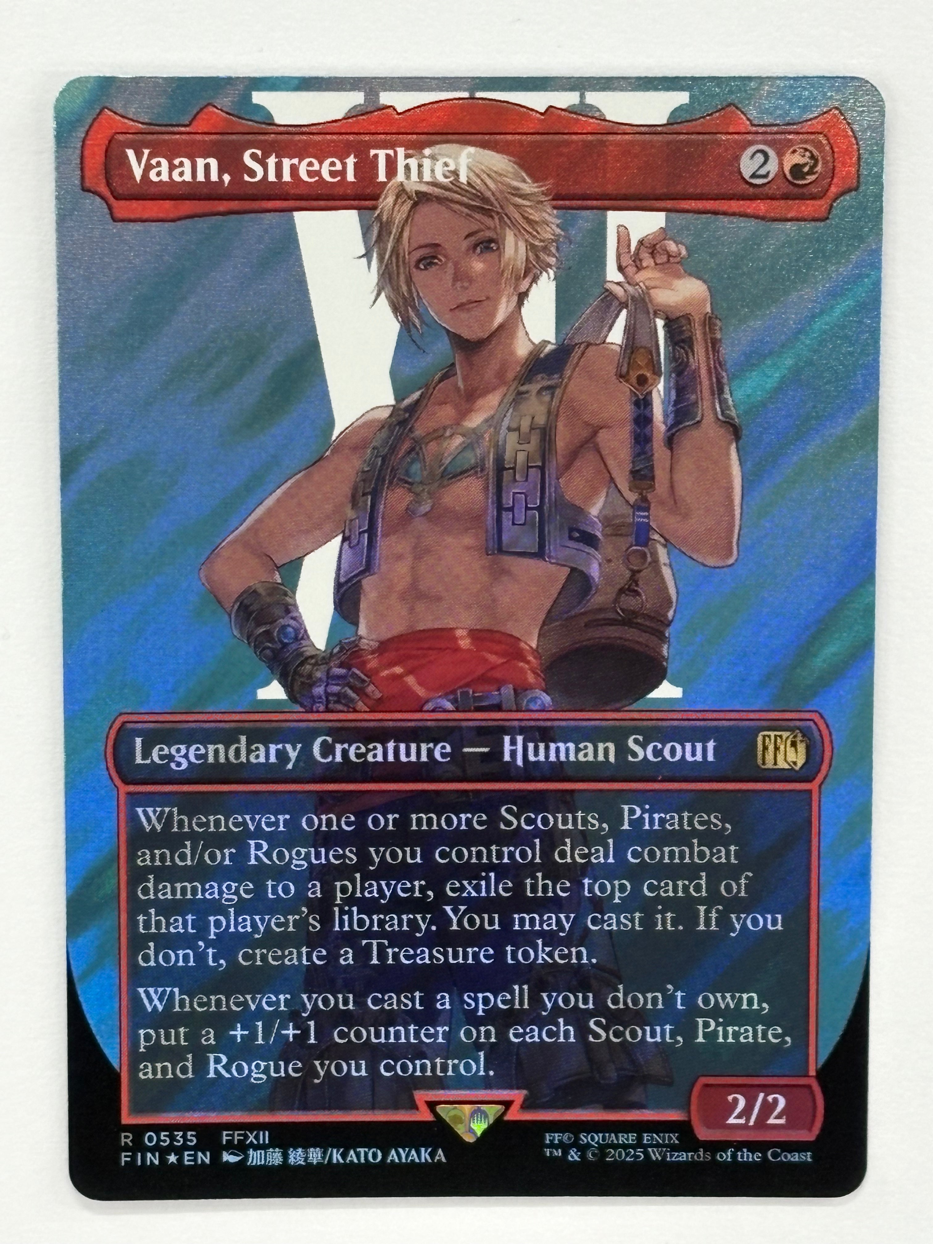 Magic The Gathering TCG - Final Fantasy Vaam, Street Thief (Borderless) 535 Surge Foil NM