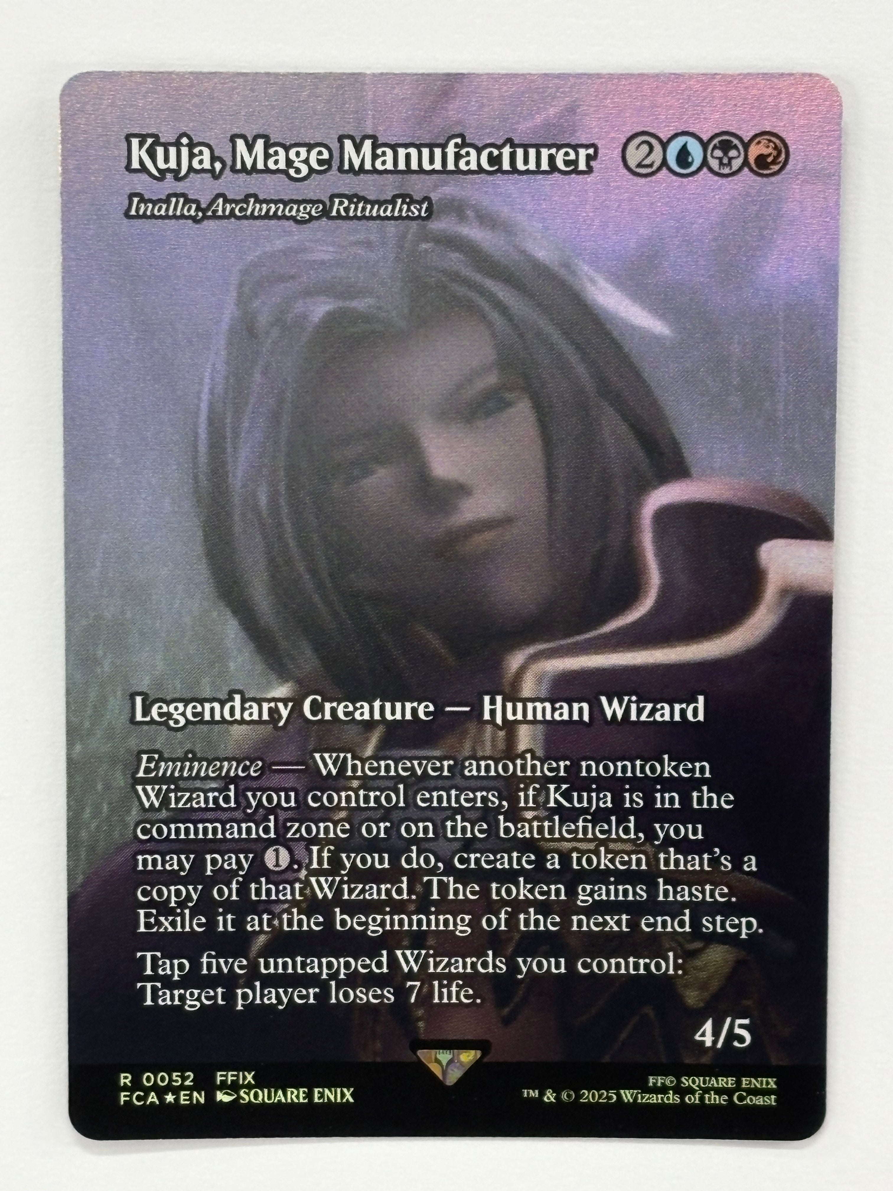 Magic The Gathering TCG - Final Fantasy: Through the Ages Inalla, Archmage Ritualist Kuja, Mage Manufacturer 52 Foil NM