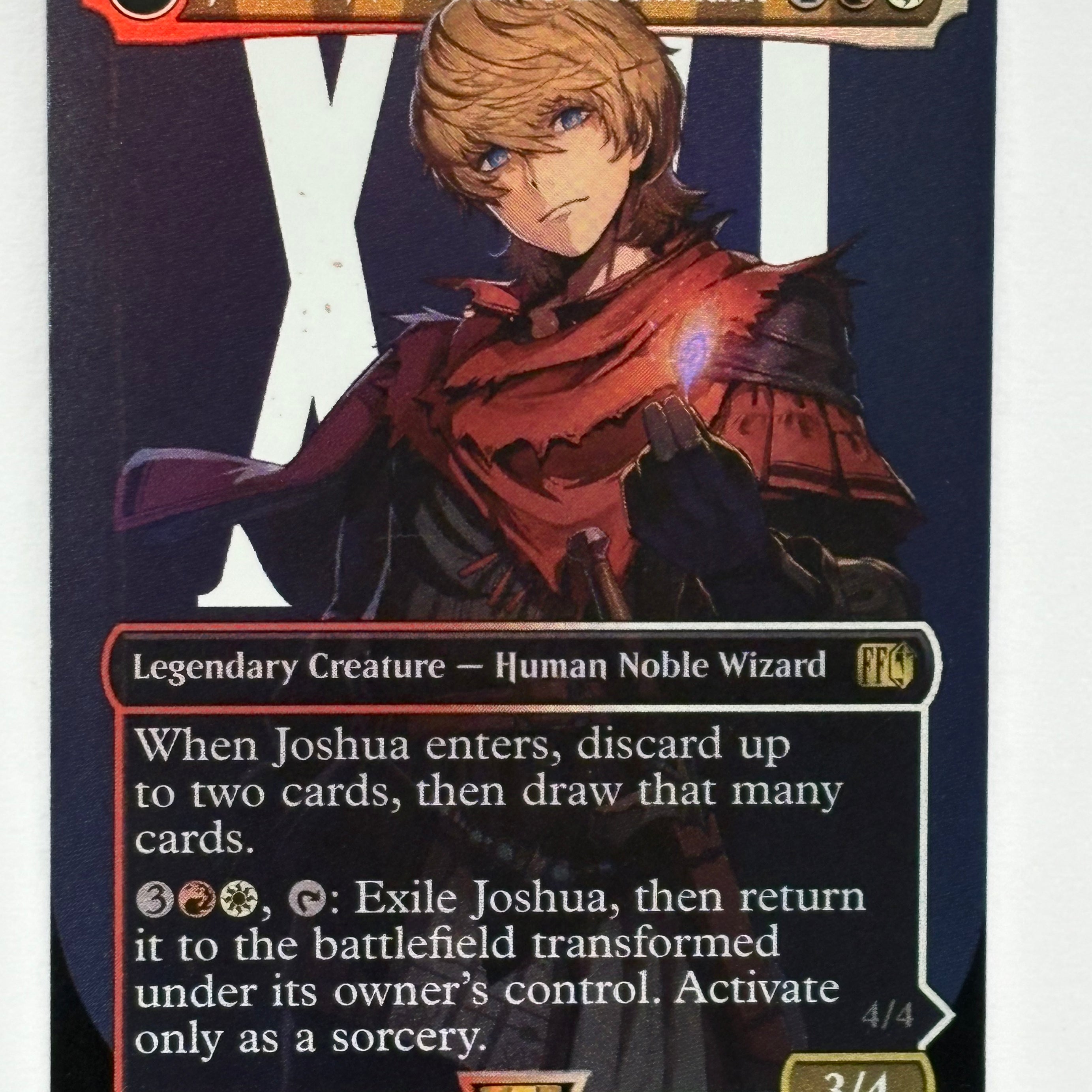 Magic The Gathering TCG - Final Fantasy Joshua, Phoenix’s Dominant (Borderless) 397 Foil NM