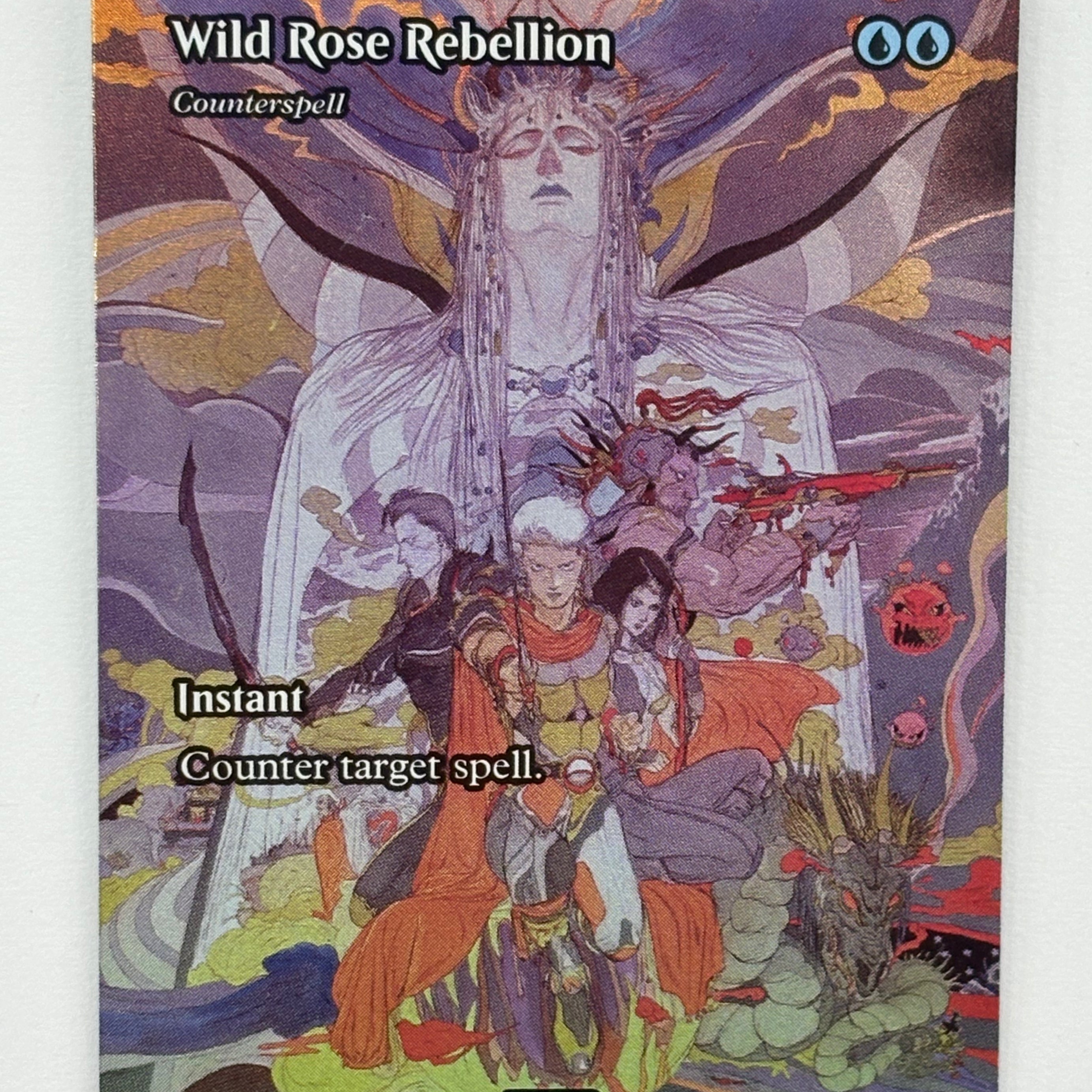 Magic The Gathering TCG - Final Fantasy: Through the Ages Counterspell Wild Rose Rebellion 4 Foil NM
