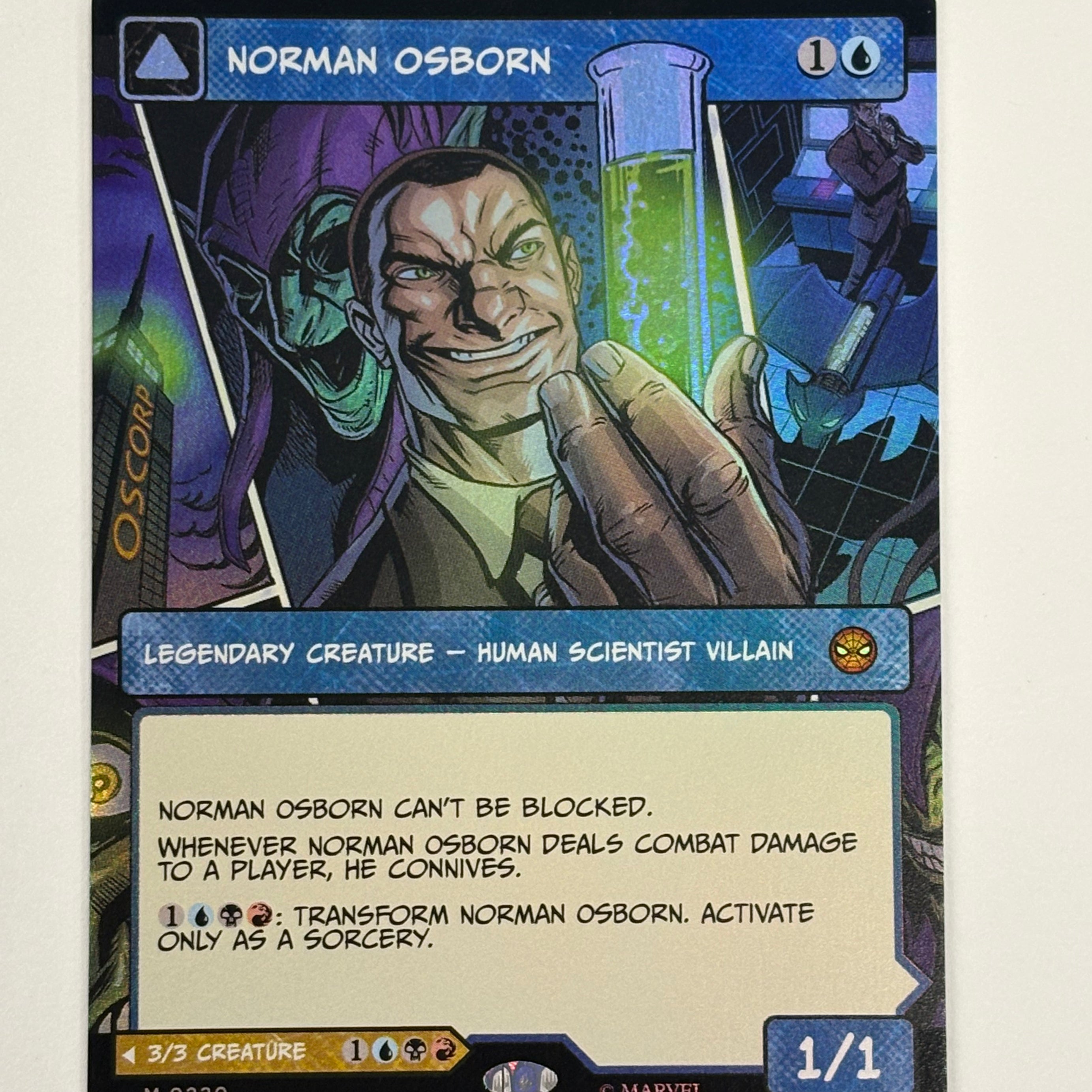 Magic The Gathering TCG - Marvel's Spiderman Norman Osborn (Foil Showcase) 022 NM