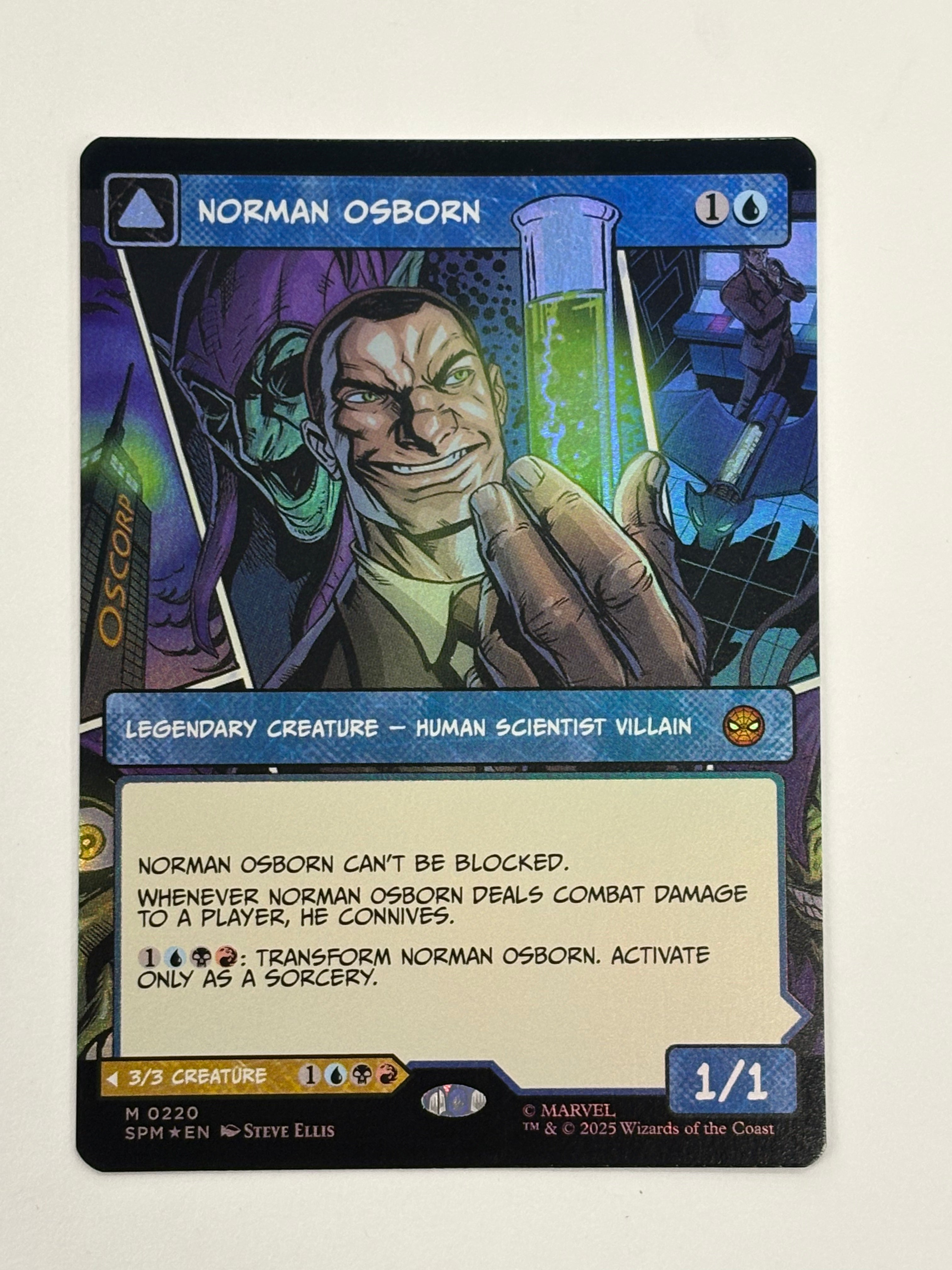 Magic The Gathering TCG - Marvel's Spiderman Norman Osborn (Foil Showcase) 022 NM
