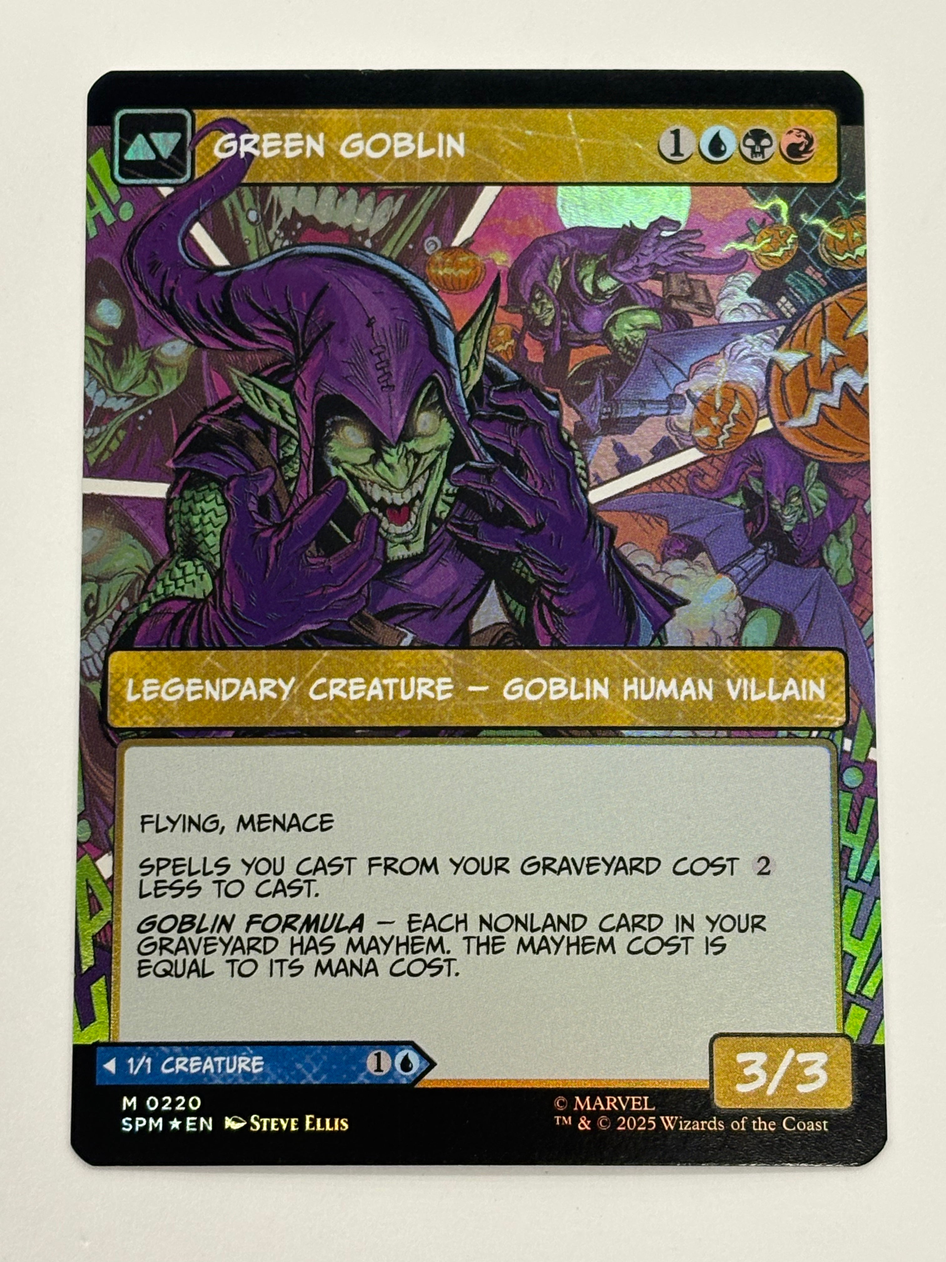 Magic The Gathering TCG - Marvel's Spiderman Norman Osborn (Foil Showcase) 022 NM