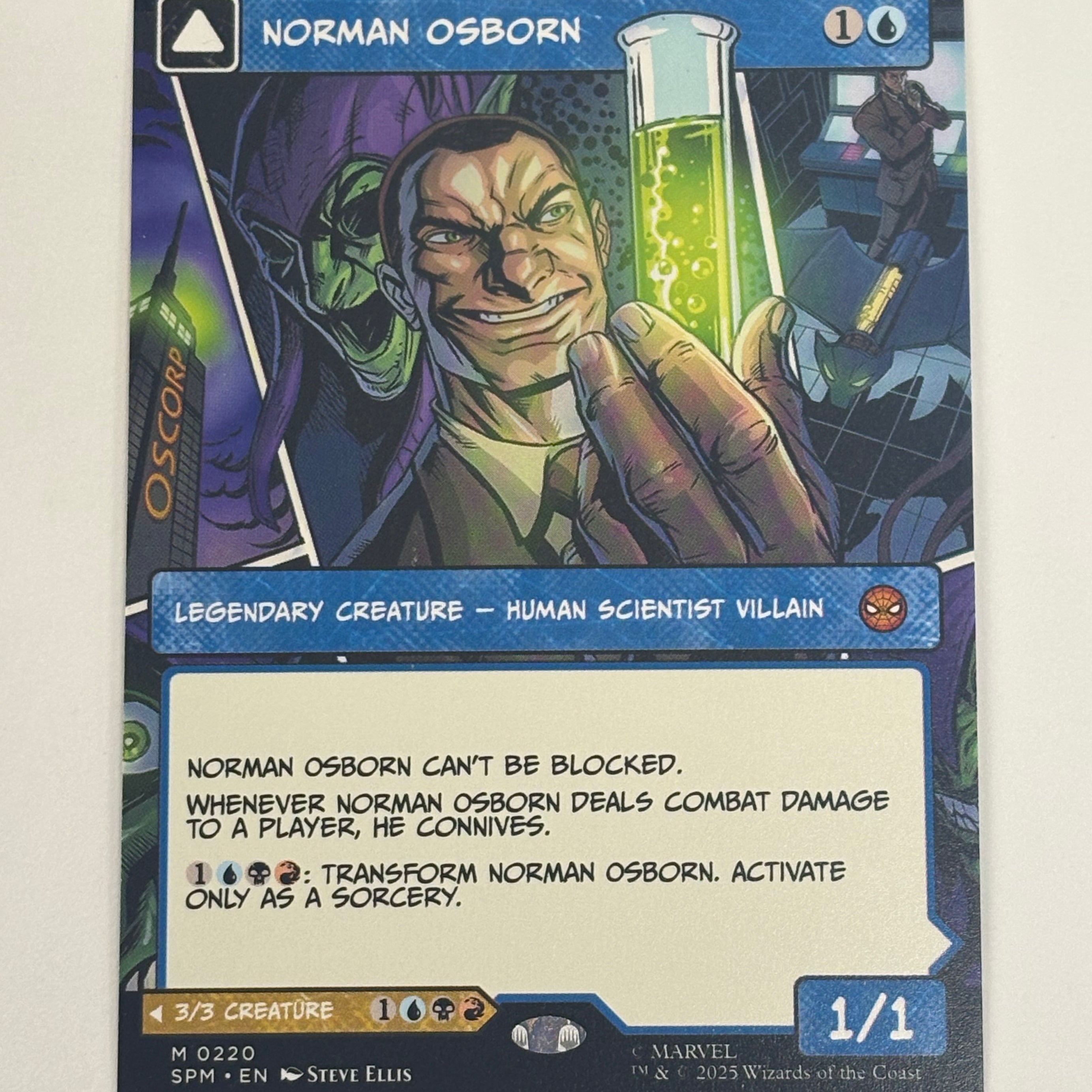 Magic The Gathering TCG - Marvel's Spiderman Norman Osborn (Showcase) 022 NM