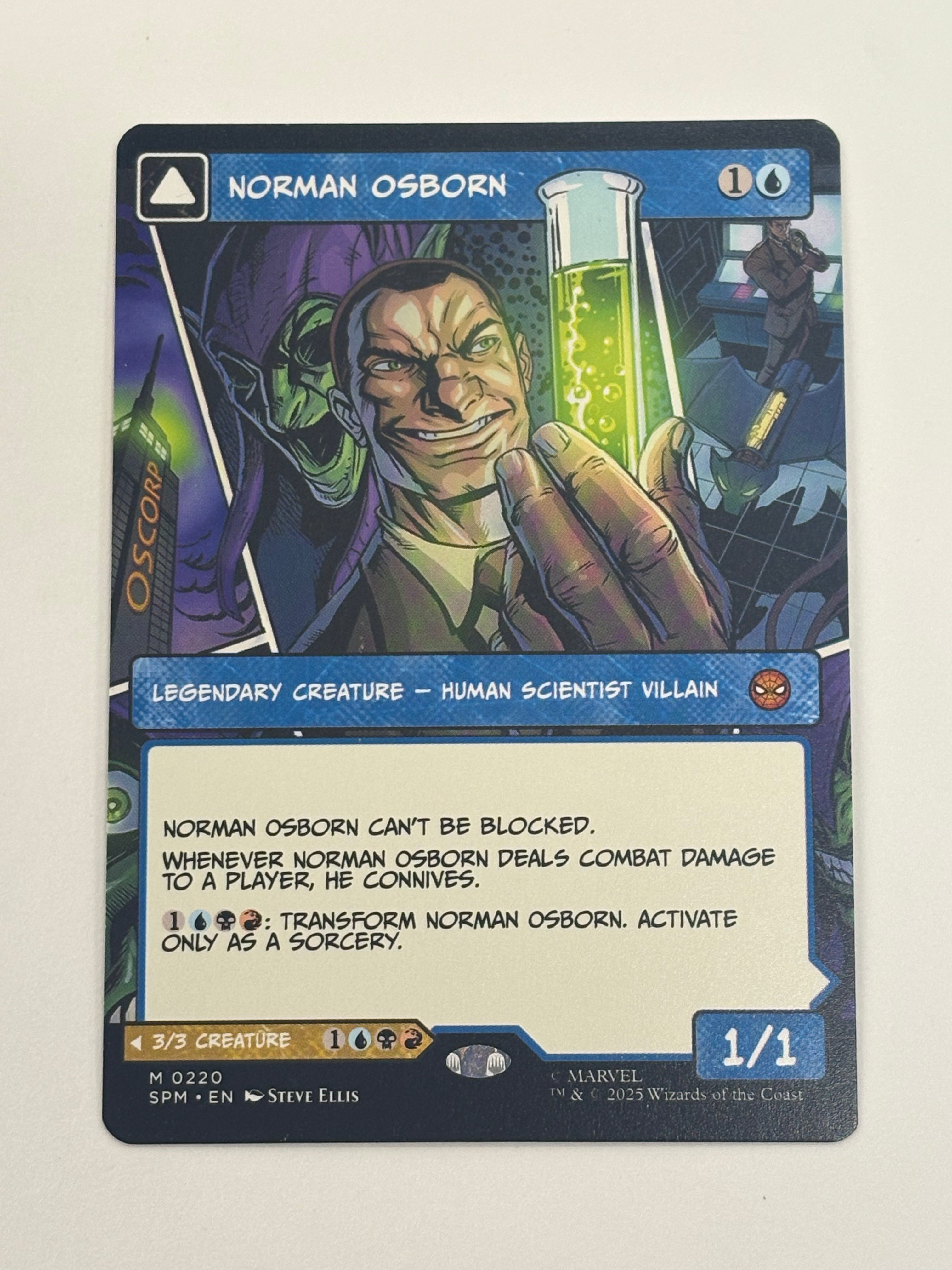 Magic The Gathering TCG - Marvel's Spiderman Norman Osborn (Showcase) 022 NM