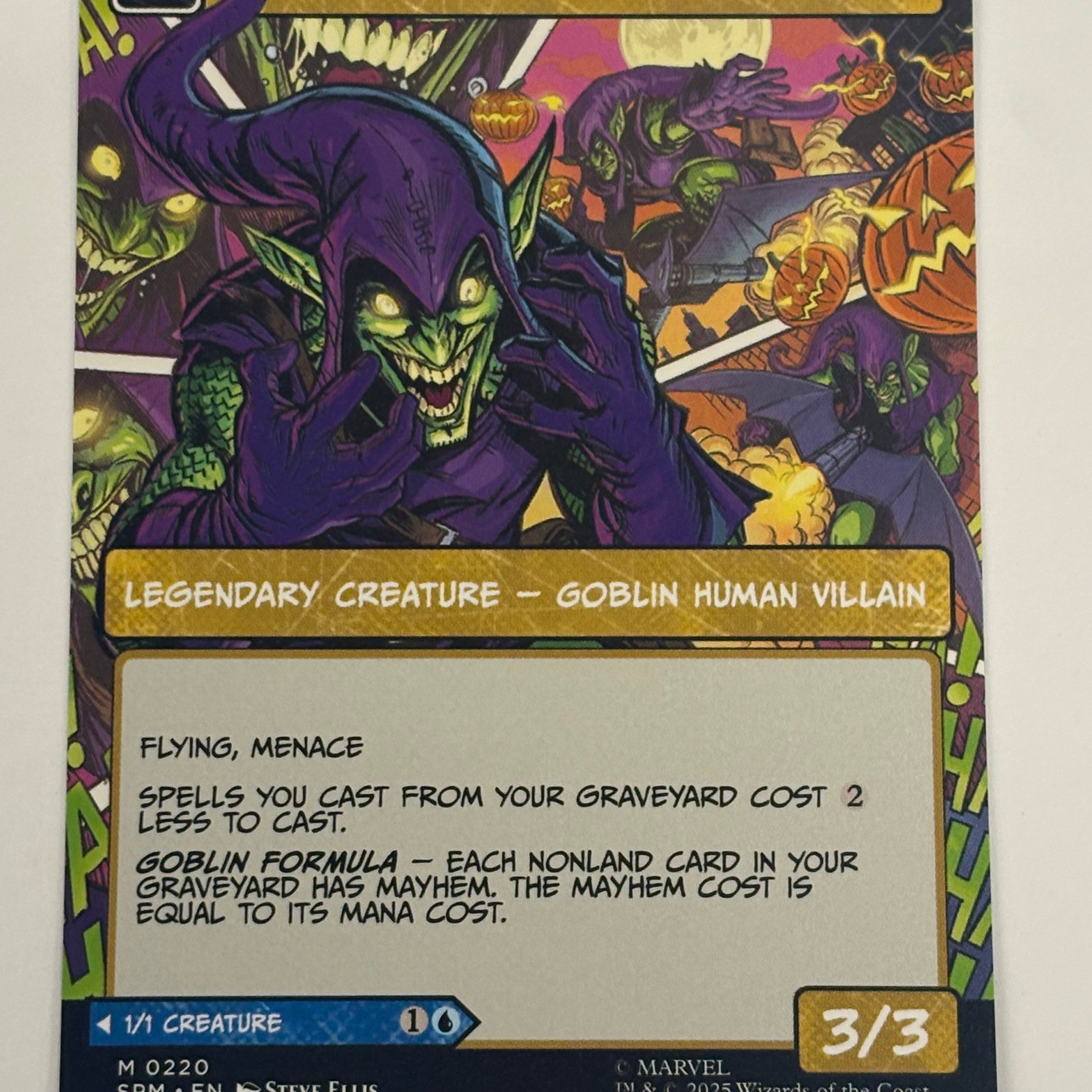 Magic The Gathering TCG - Marvel's Spiderman Norman Osborn (Showcase) 022 NM