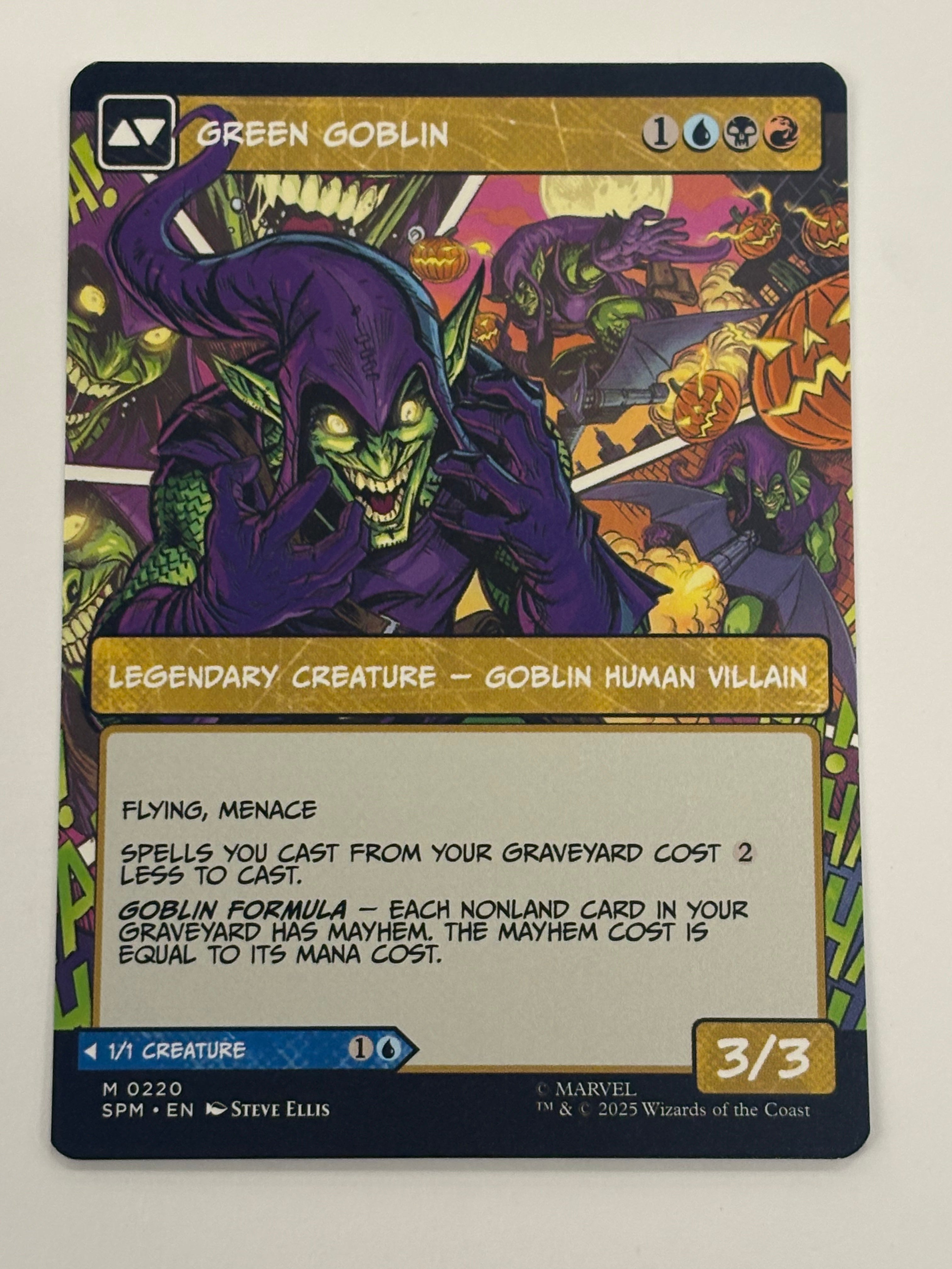 Magic The Gathering TCG - Marvel's Spiderman Norman Osborn (Showcase) 022 NM