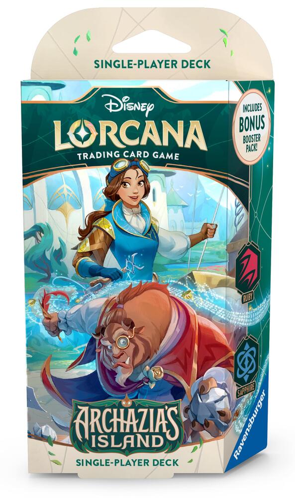 Lorcana TCG - Archazia’s Island Single-Player Deck (Ruby & Sapphire)