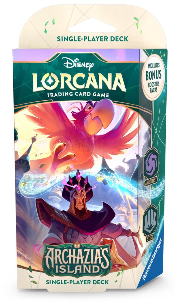 Lorcana TCG - Archazia’s Island Single-Player Deck (Amethyst & Steel)
