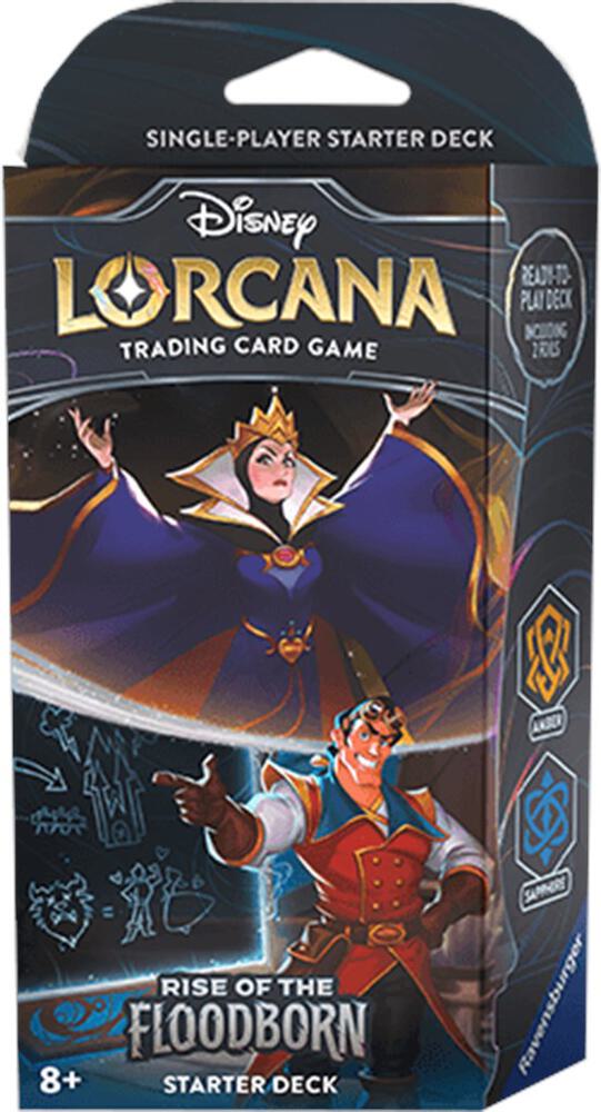 Lorcana TCG - Rise of the Floodborn Single-Player Deck (Amber & Sapphire)