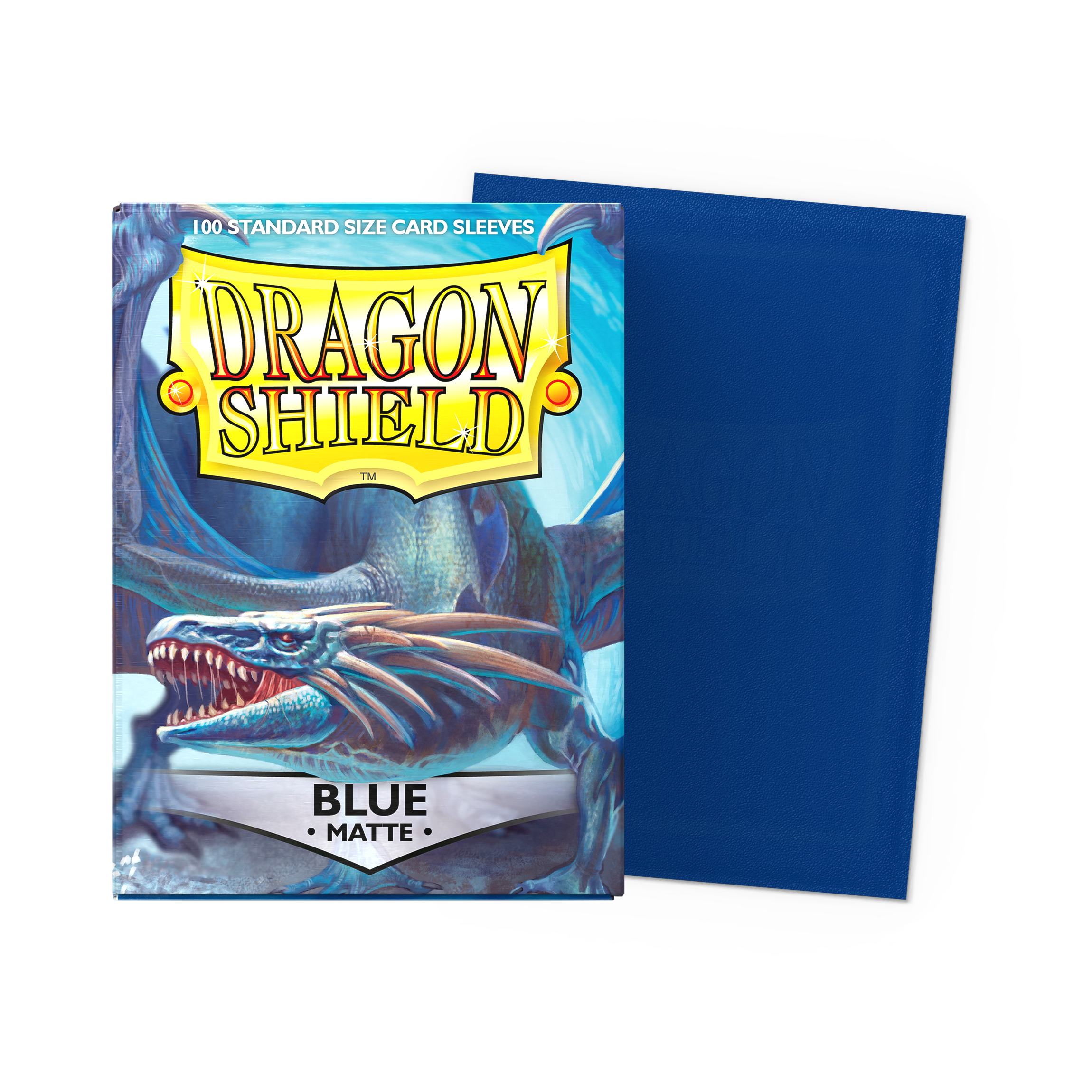 Dragon Shield: Standard Matte Sleeves Blue Count 100