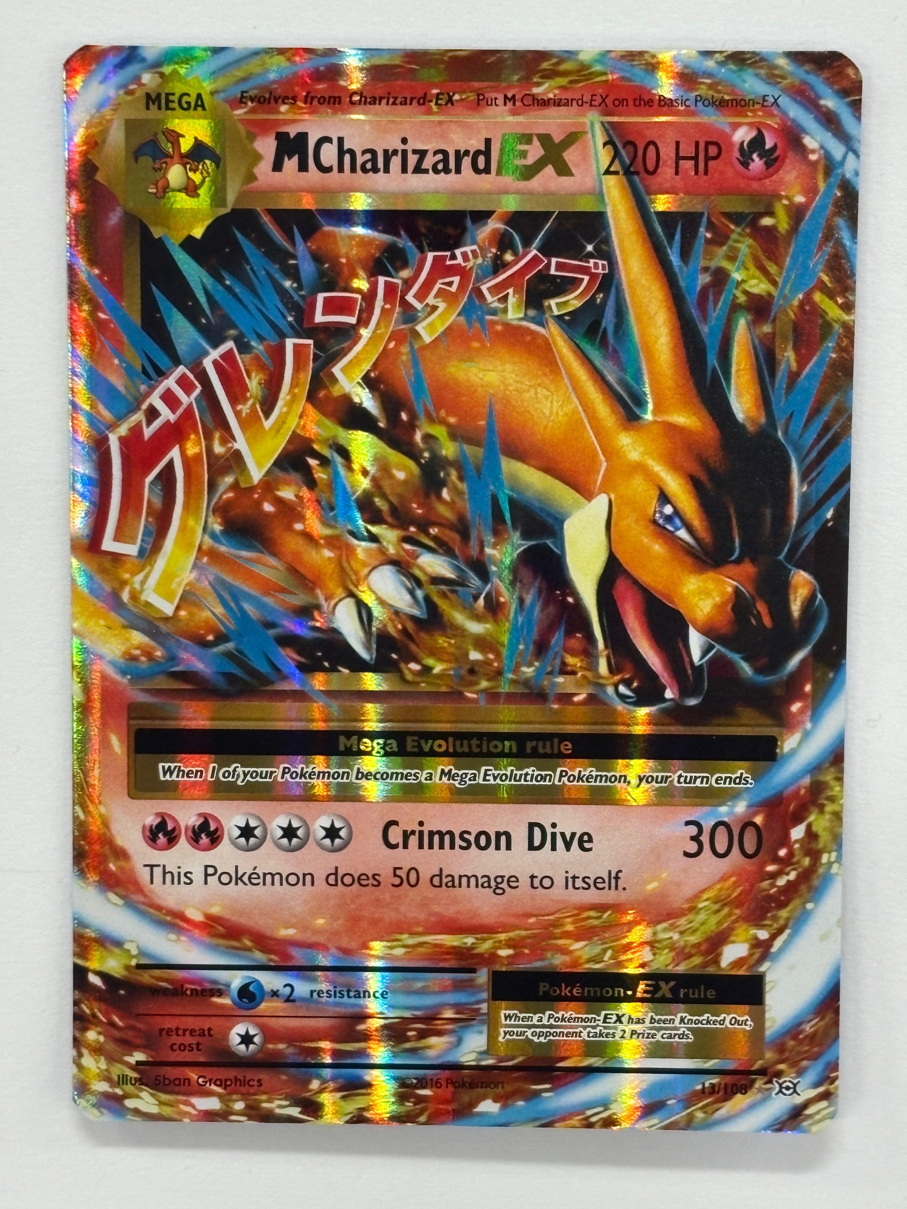 Pokémon TCG - Evolutions M Charizard EX 13/108 NM