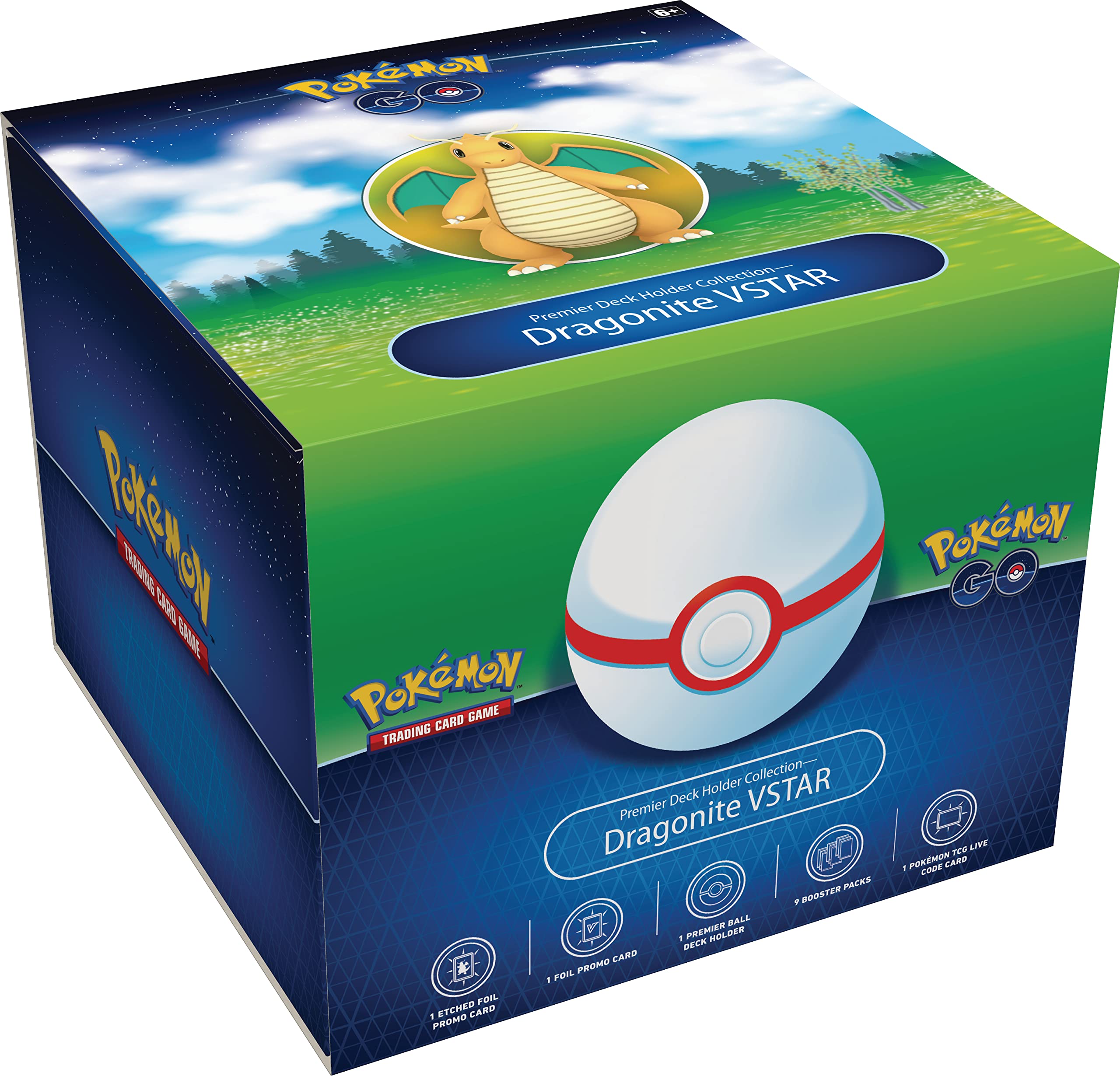 Pokémon TCG - Pokemon GO Dragonite VStar Premier Deck Holder Collection