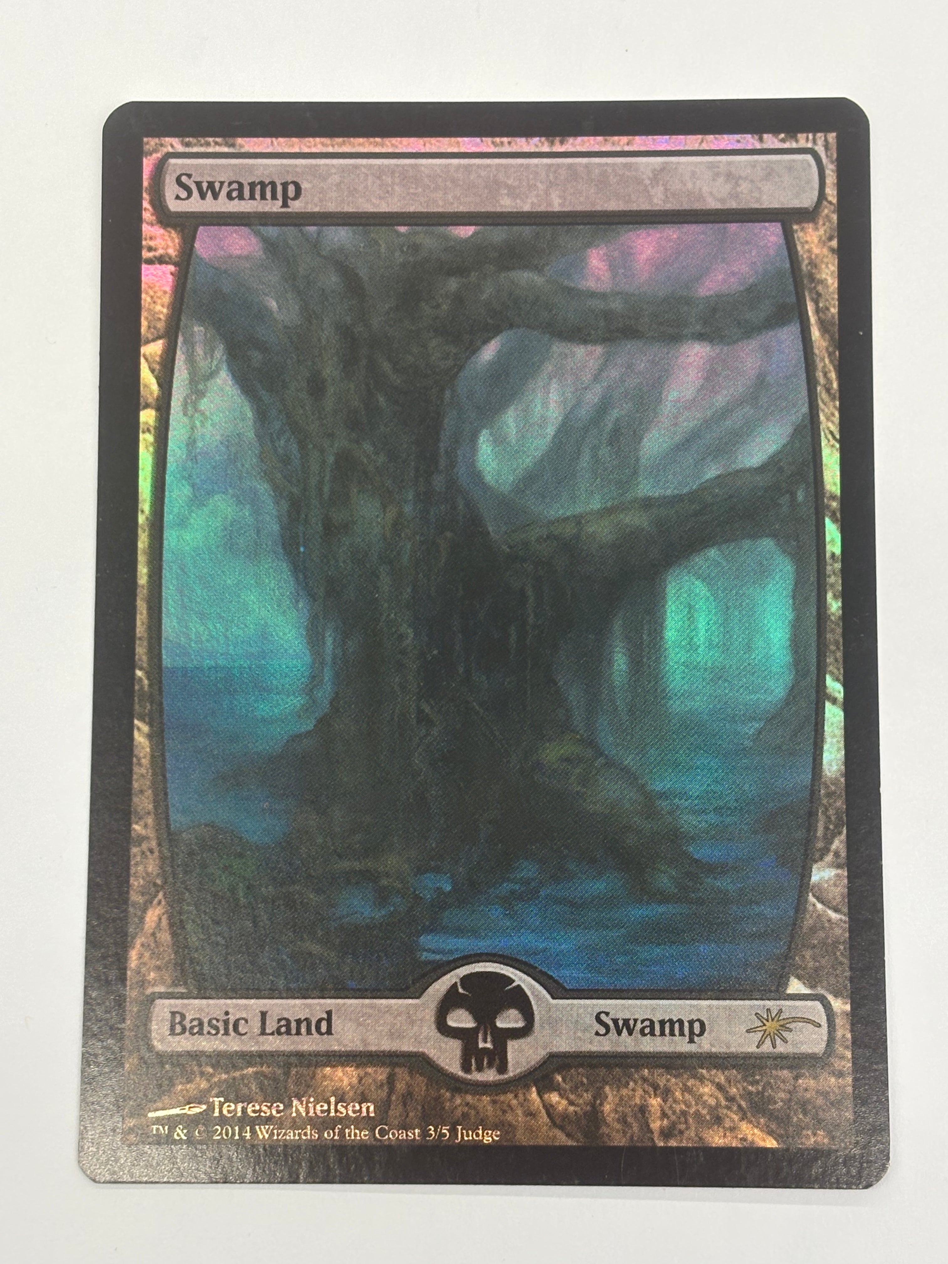 Magic The Gathering TCG - Judge Promos Swamp (Foil) 3/5 NM