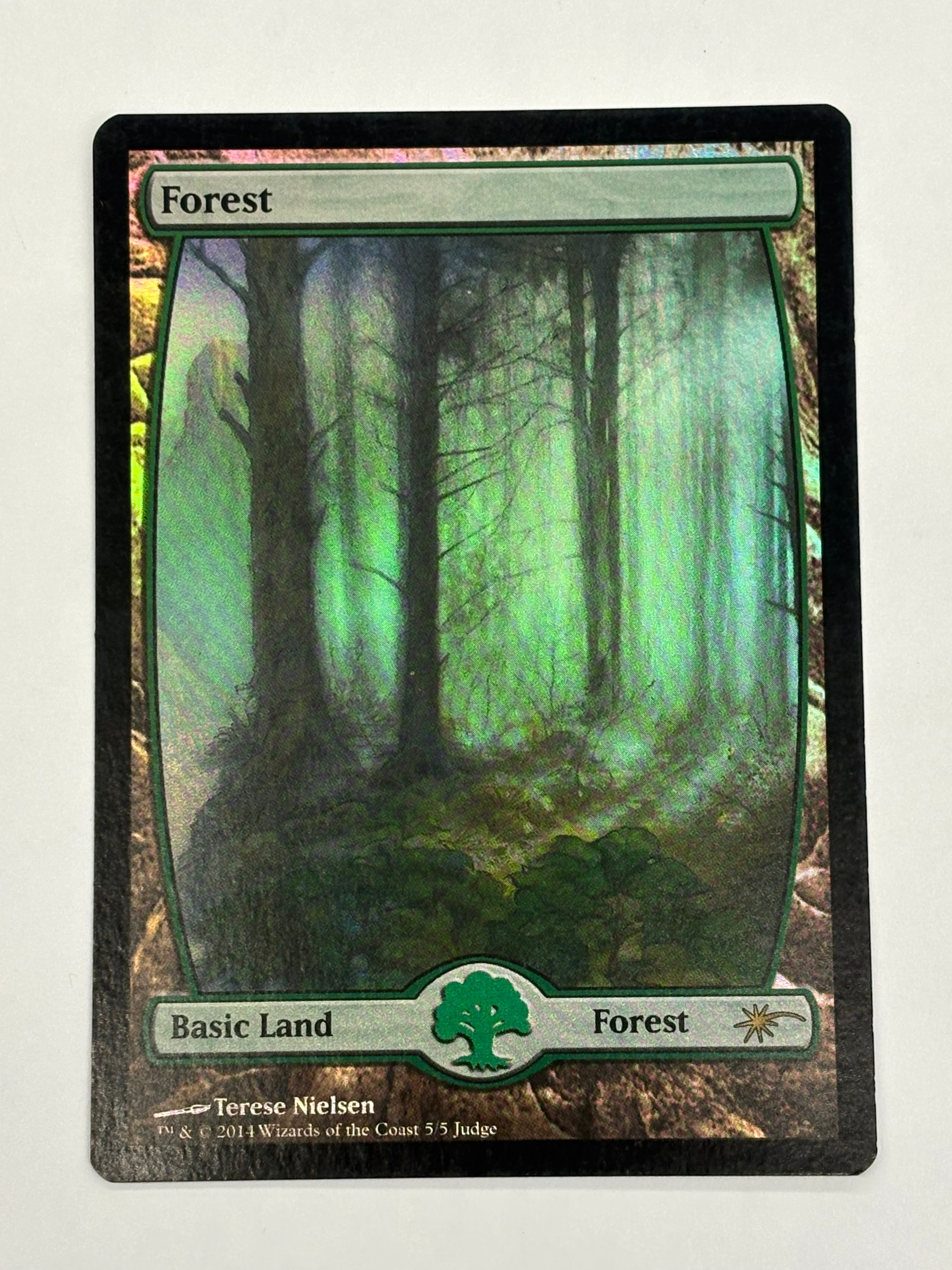 Magic The Gathering TCG - Judge Promos Forest (Foil) 5/5 NM