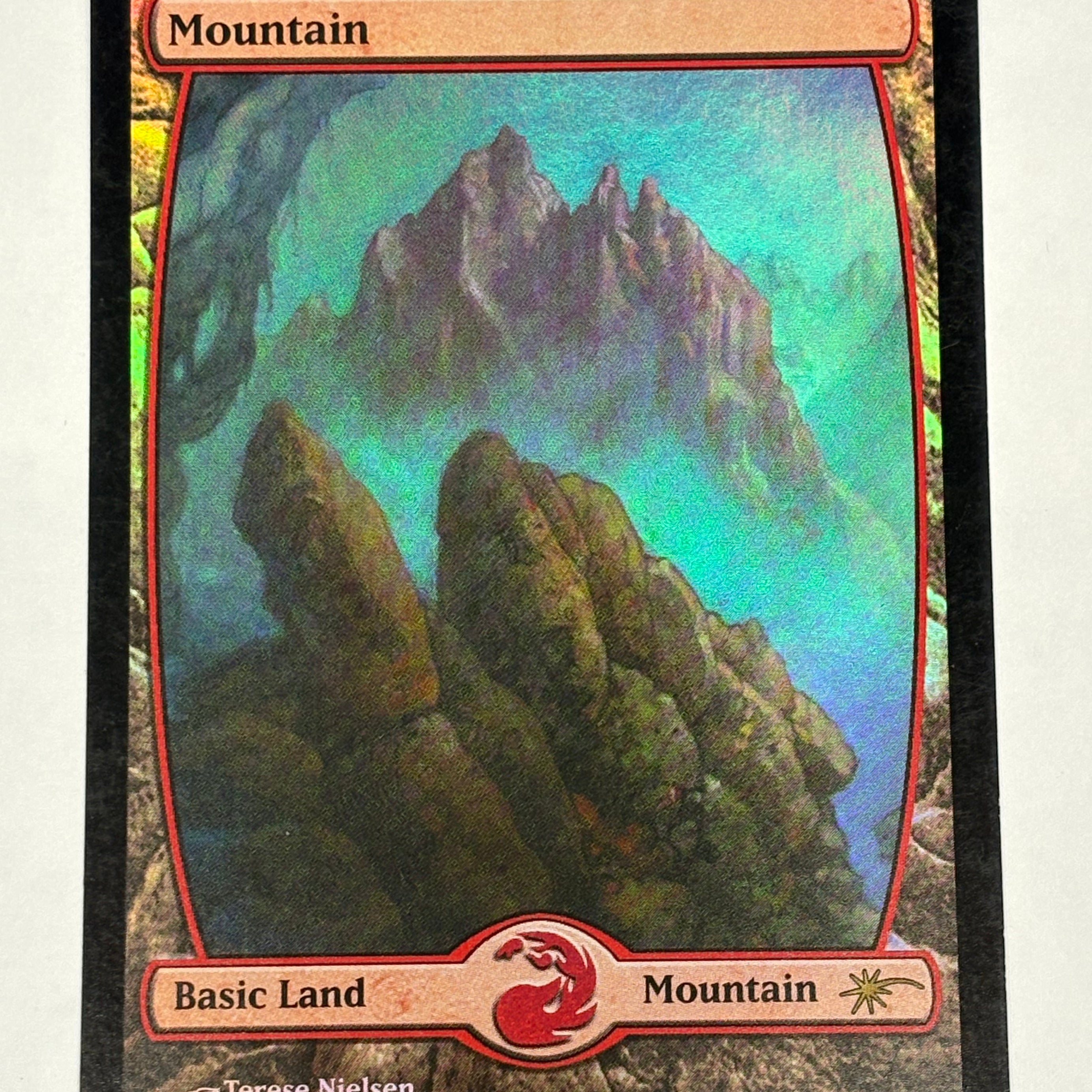 Magic The Gathering TCG - Judge Promos Mountain (Foil) 4/5 NM