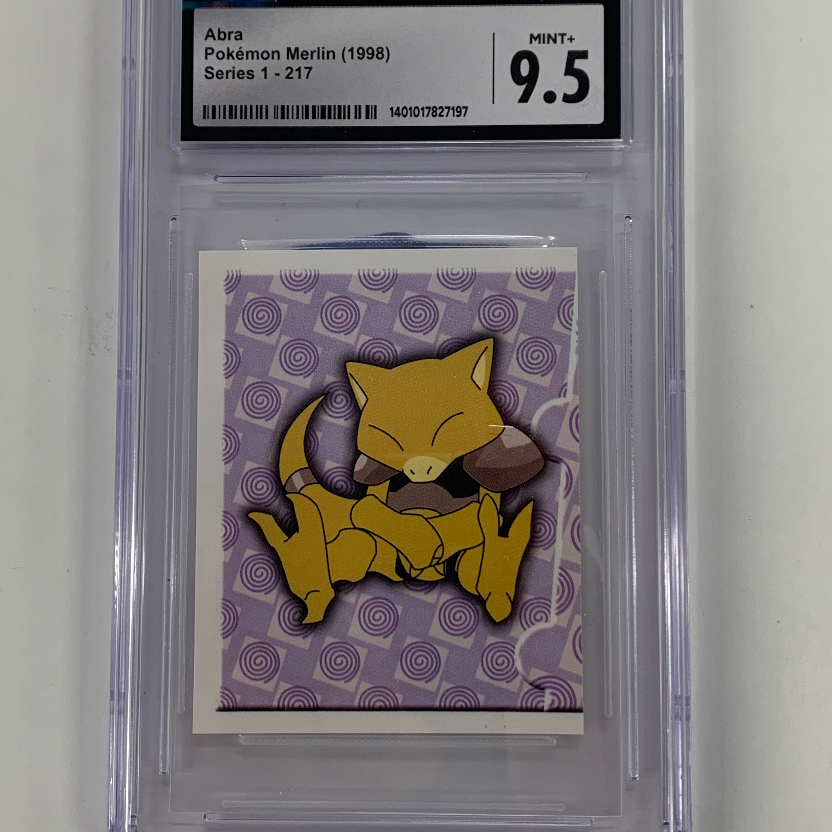 Pokémon TCG - CGC Mint+ 9.5 Pokémon Merlin Series 1 Abra 217