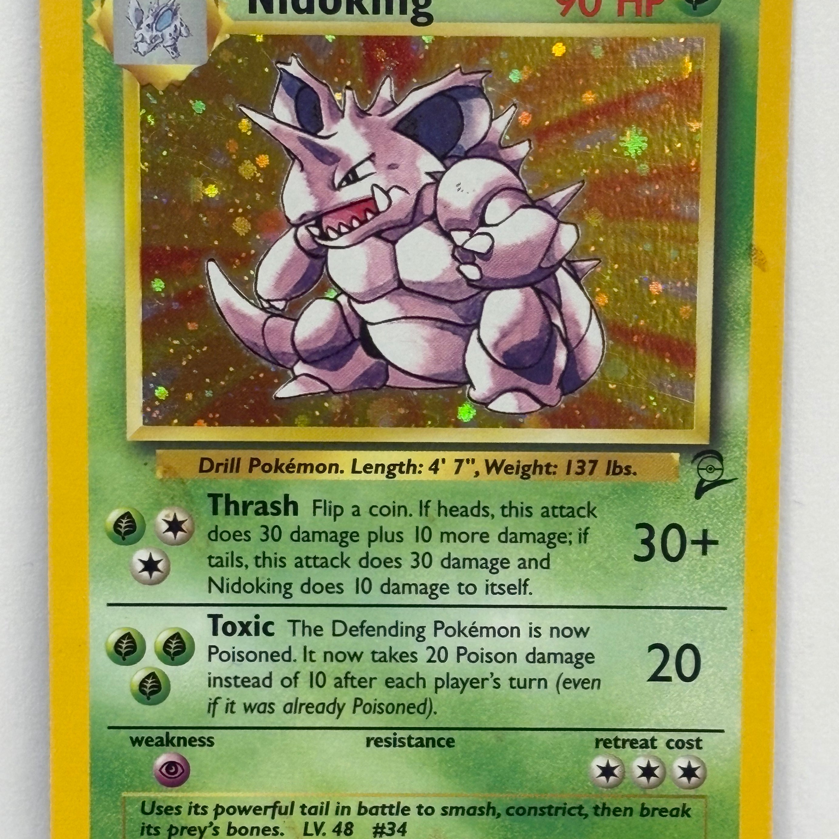 Pokémon TCG - Base Set 2 Nidoking Holo 11/130 NM