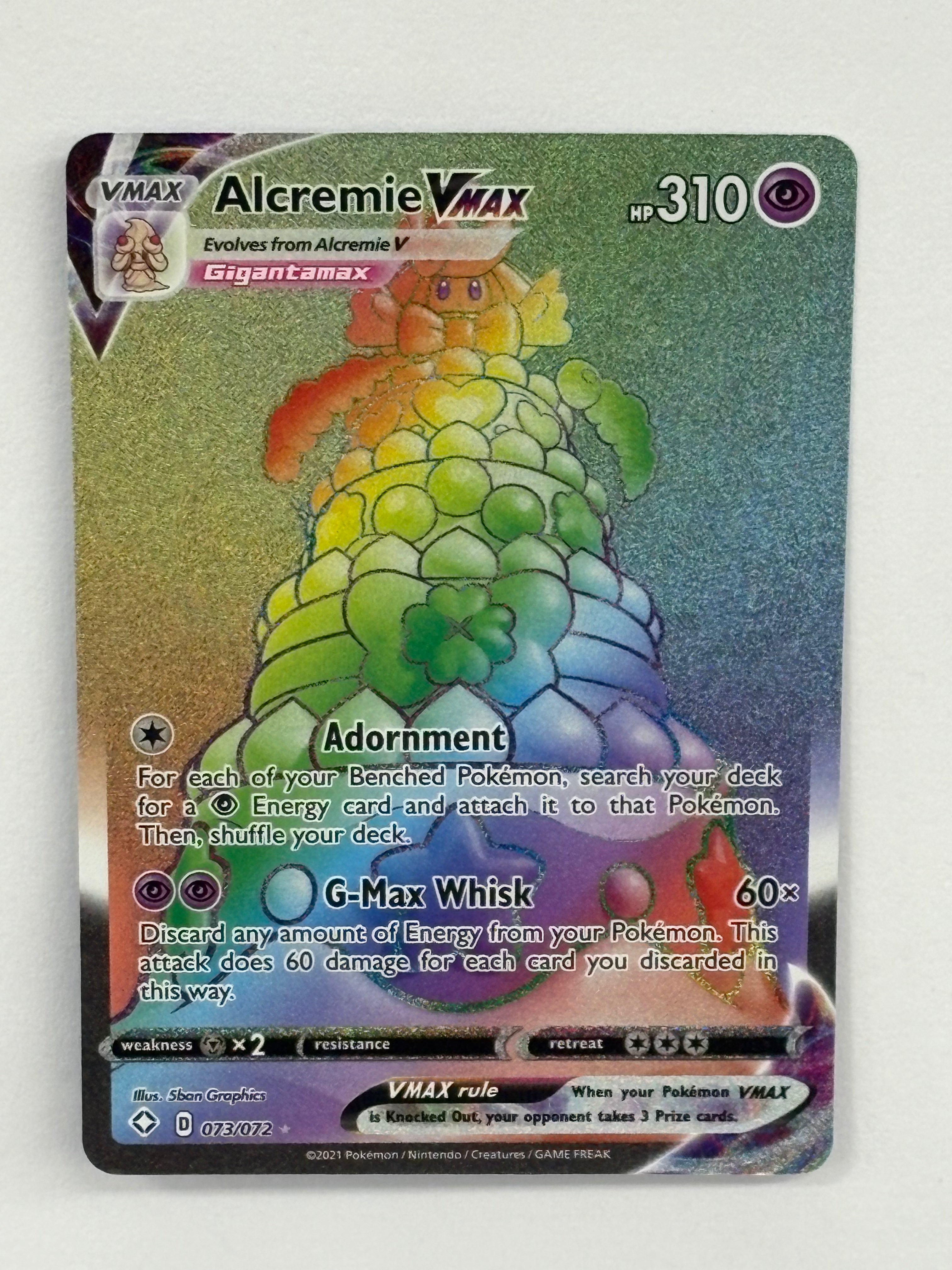 Pokémon TCG - Shining Fates Alcremie VMAX 073/072 NM
