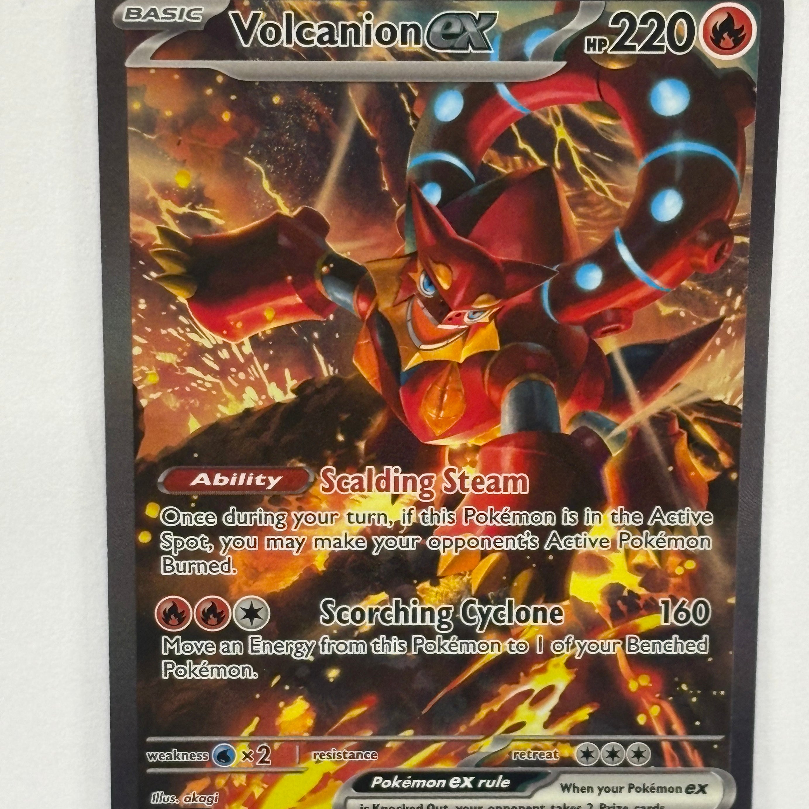 Pokémon TCG - Journey Together Volcanion ex 182/159 NM