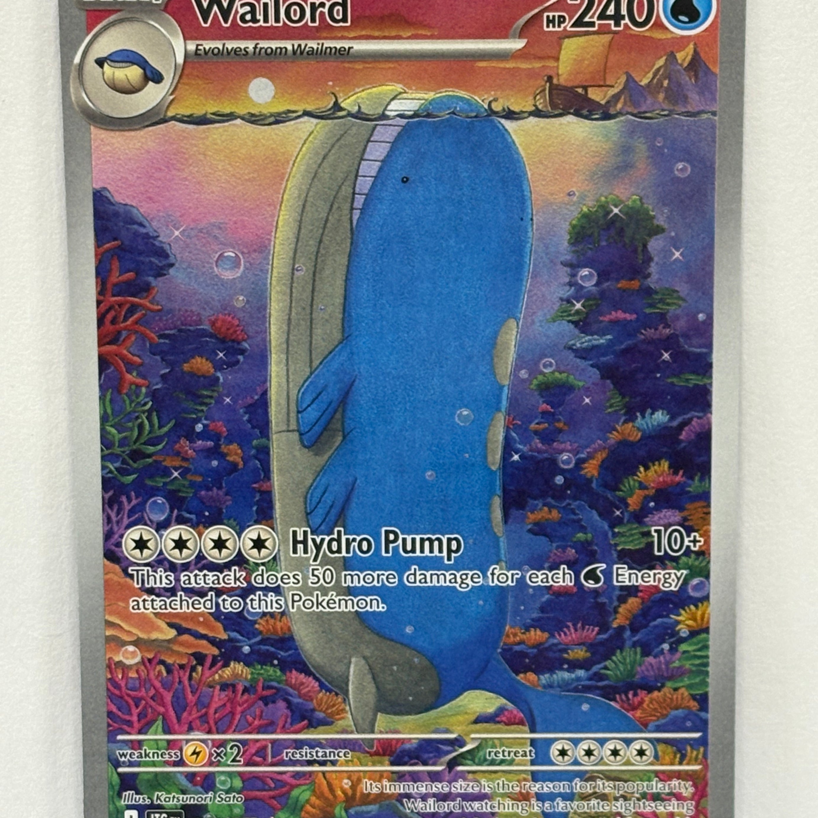 Pokémon TCG - Journey Together Wailord 162/159 NM