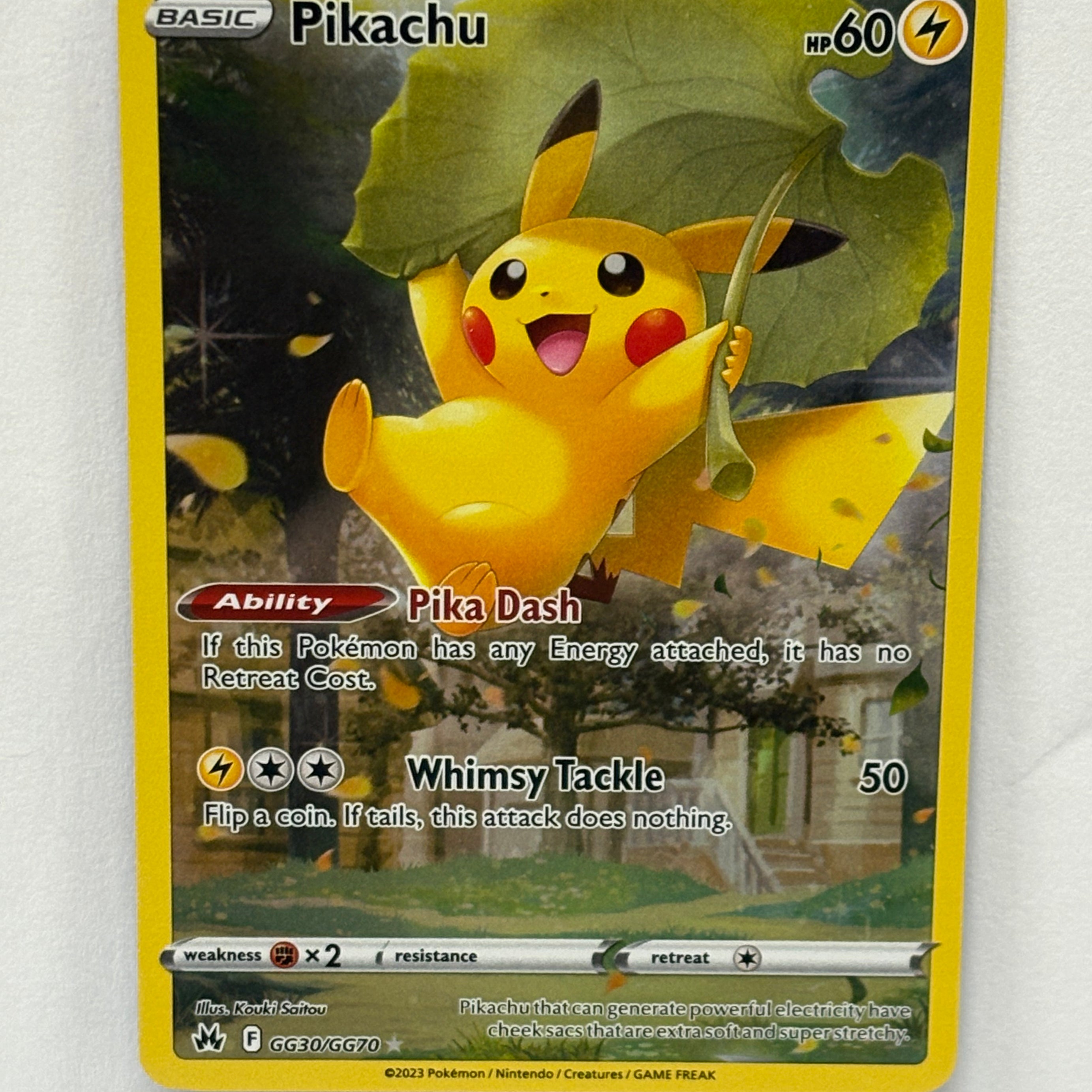 Pokémon TCG - Crown Zenith Pikachu GG30/GG70 NM