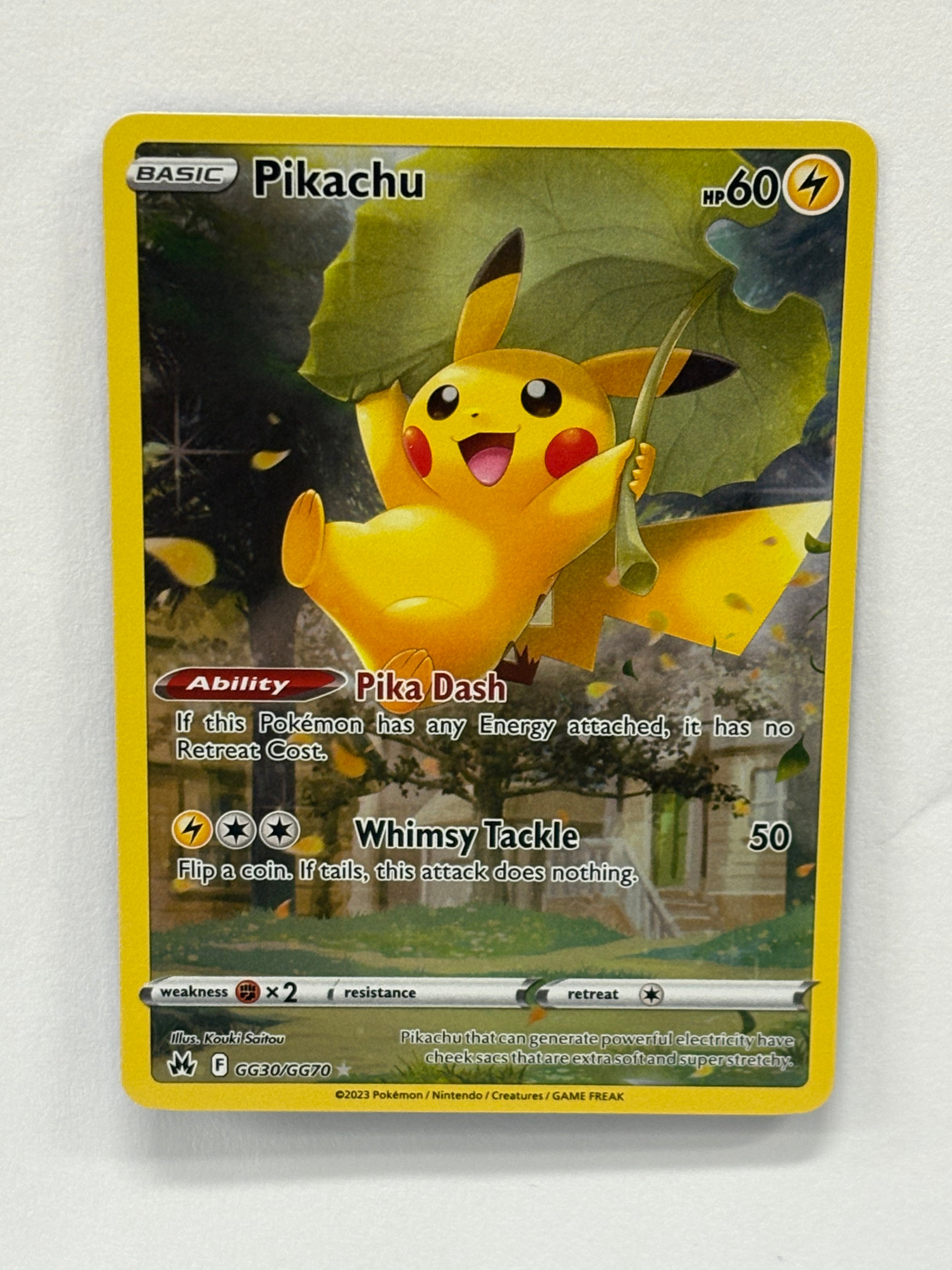Pokémon TCG - Crown Zenith Pikachu GG30/GG70 NM