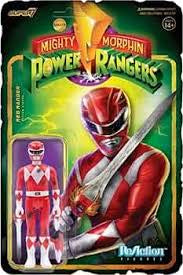 Super7 ReAction Mighty Morphin Power Rangers Red Ranger Action Figure
