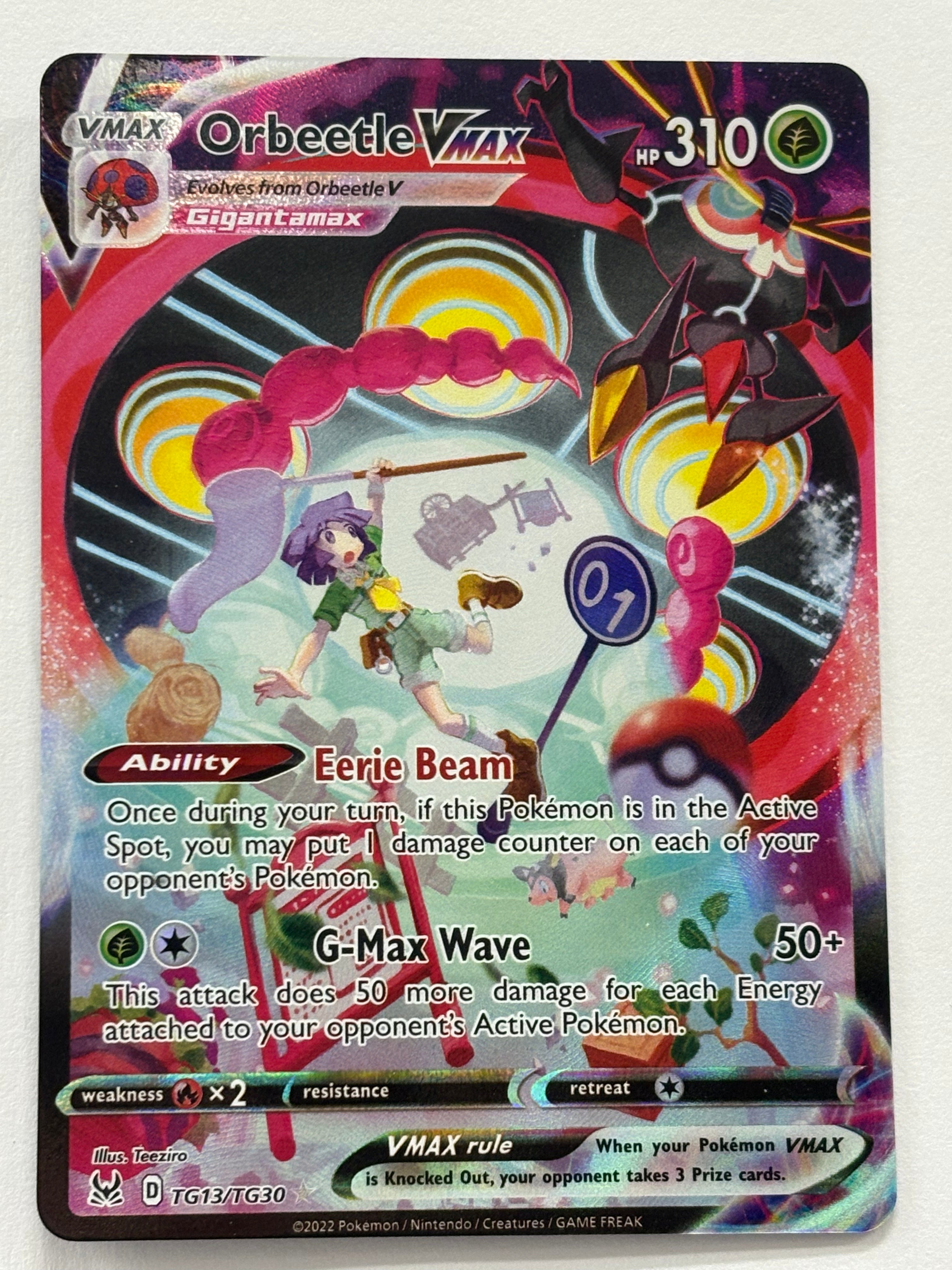 Pokémon TCG - Lost Origin Orbeetle VMAX GT13/TG30 NM