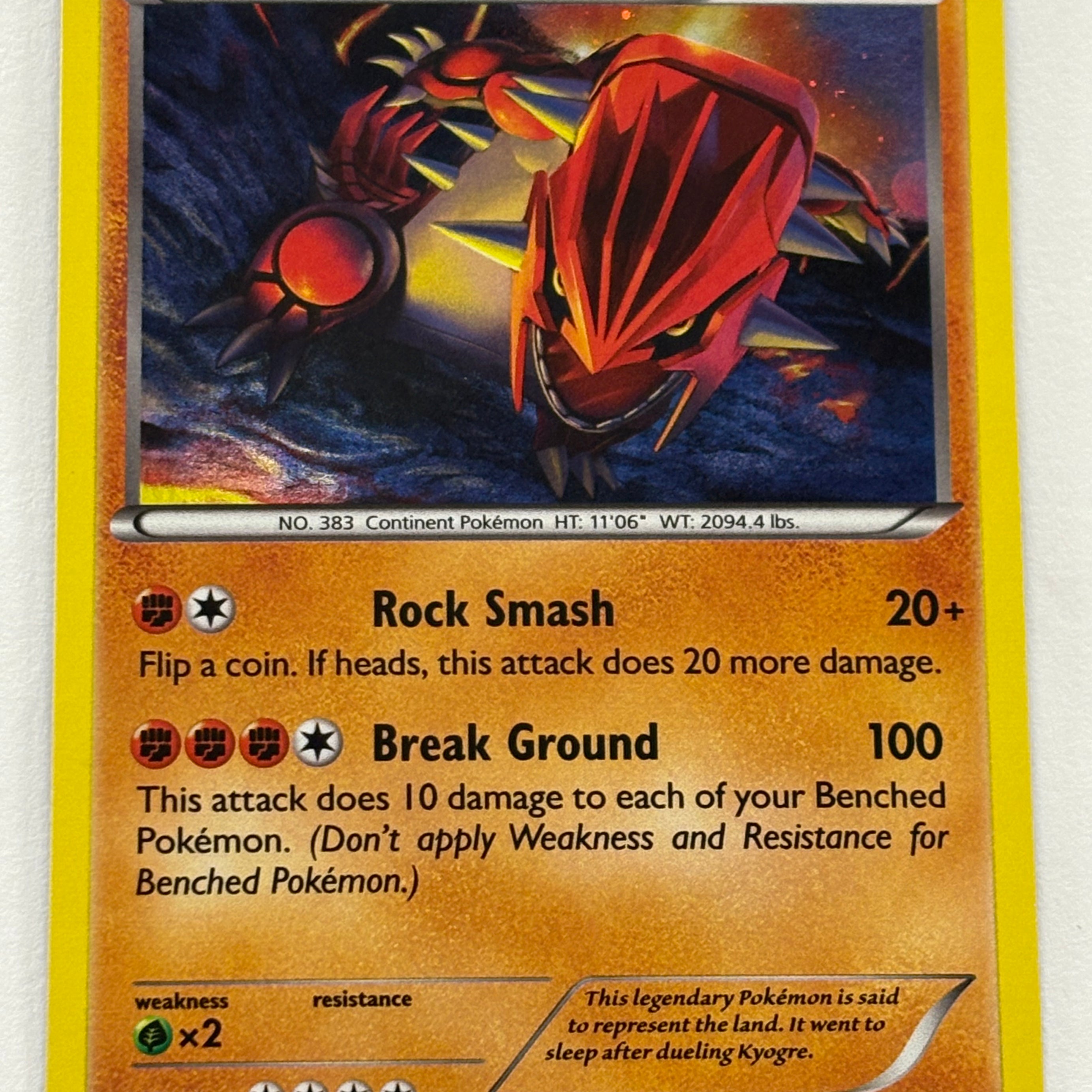Pokémon TCG - XY Promo Card Groudon XY52 NM