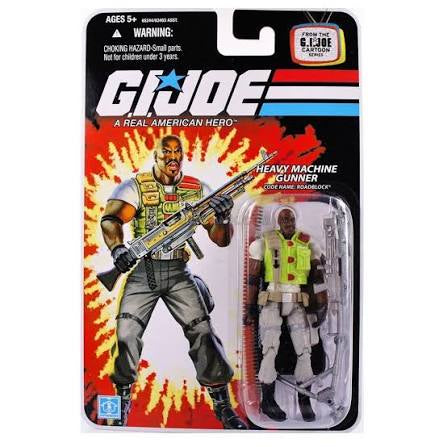 Hasbro G.I Joe Heavy Machine Gunner RoadBlock Action Figure