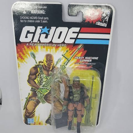 Hasbro G.I Joe Heavy Machine Gunner RoadBlock Action Figure