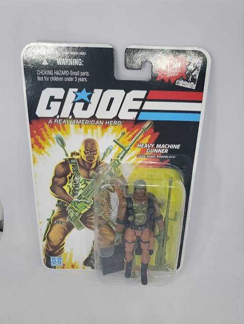 Hasbro G.I Joe Heavy Machine Gunner RoadBlock Action Figure