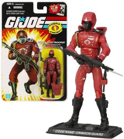 Hasbro G.I Joe Cobra Elite Trooper Crimson Guard Action Figure