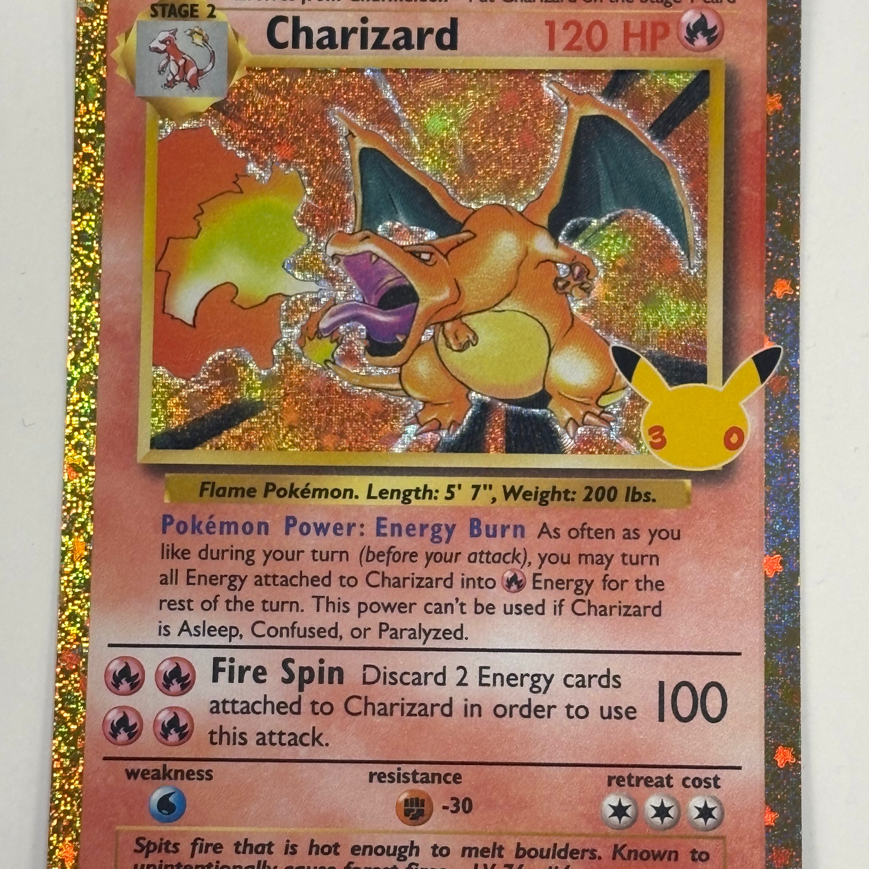 Pokémon TCG - 30th Celebration: Classic Collection Charizard 4/102 NM